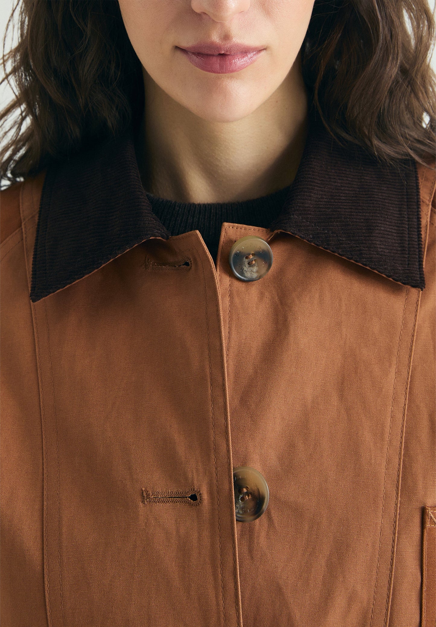 TWO-TONE WAXED JACKET