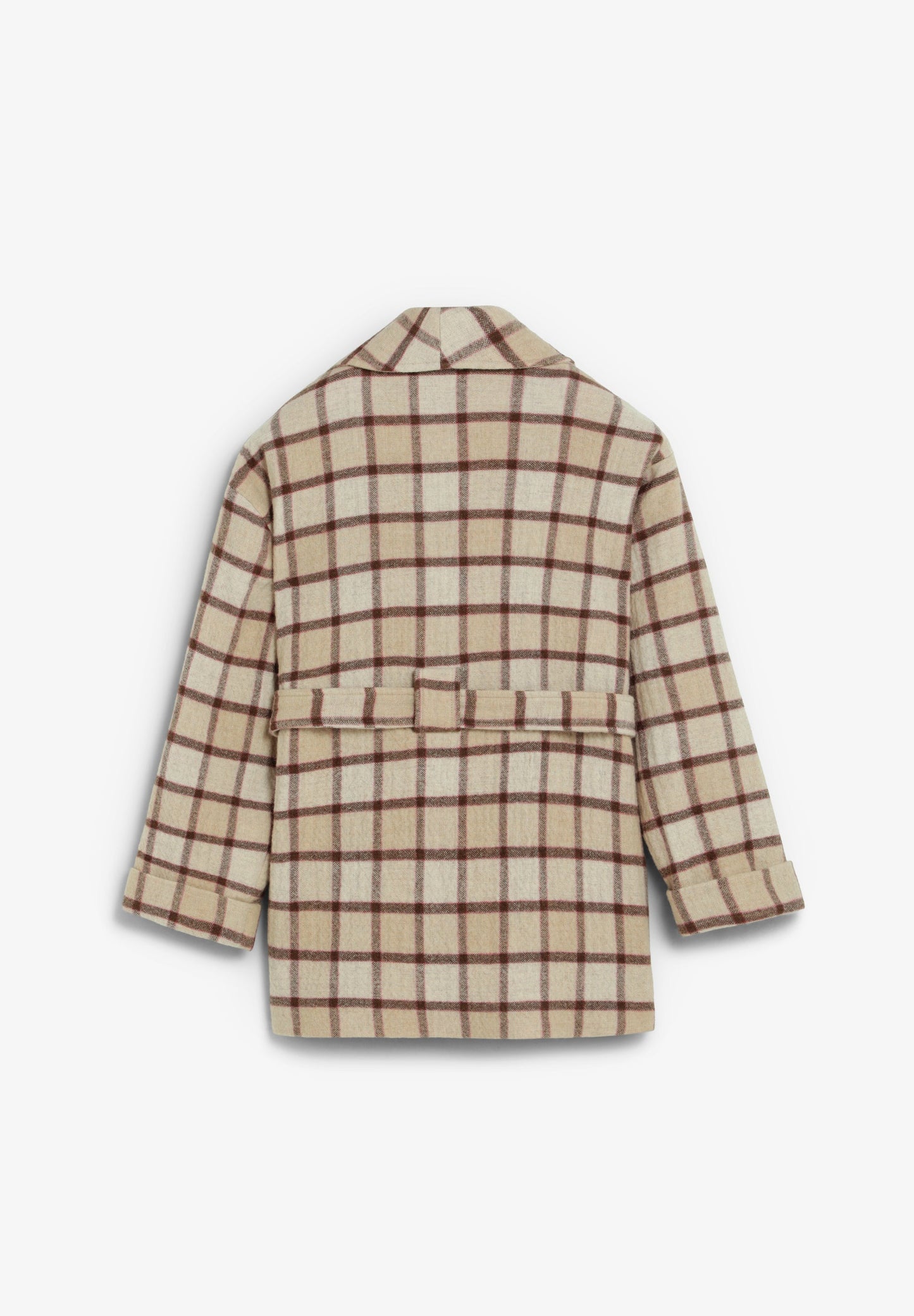 CHECK CLOTH COAT