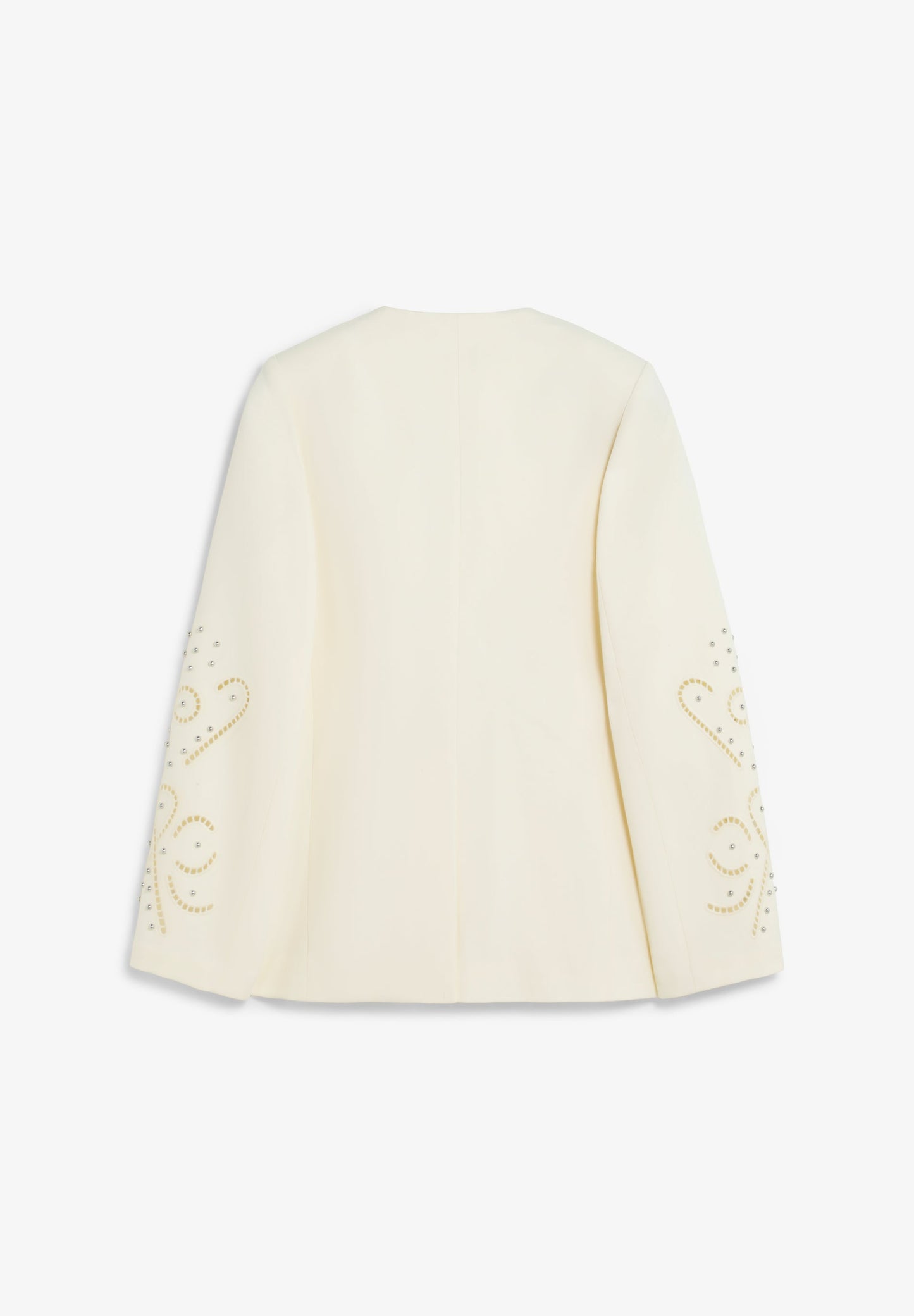 BLAZER WITH PERFORATED DETAILS