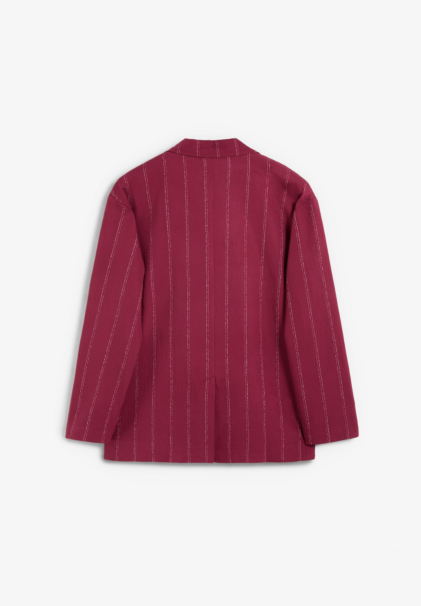 STRIPED DOUBLE-BREASTED BLAZER