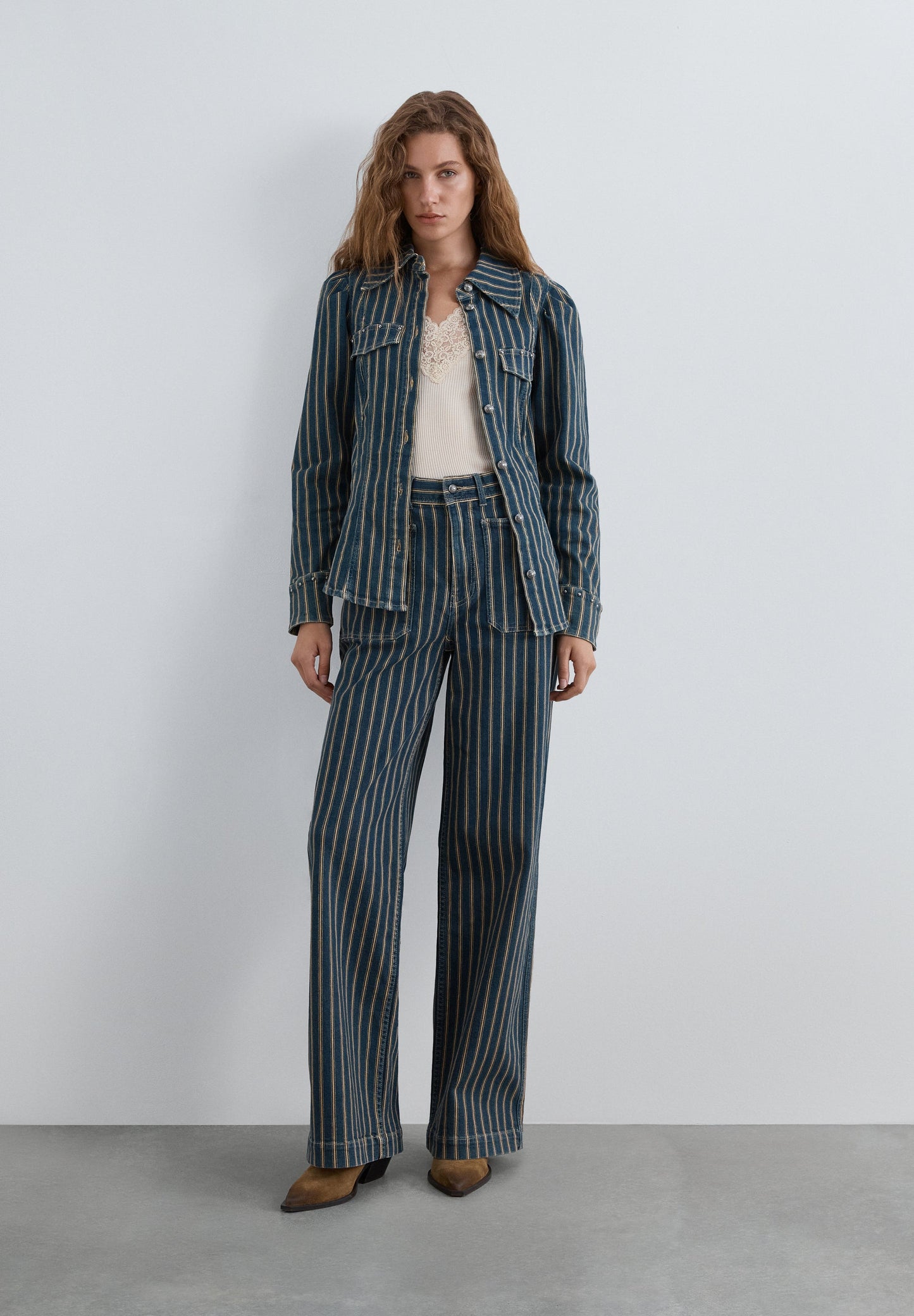 SCSTRIPES DENIM SHIRT