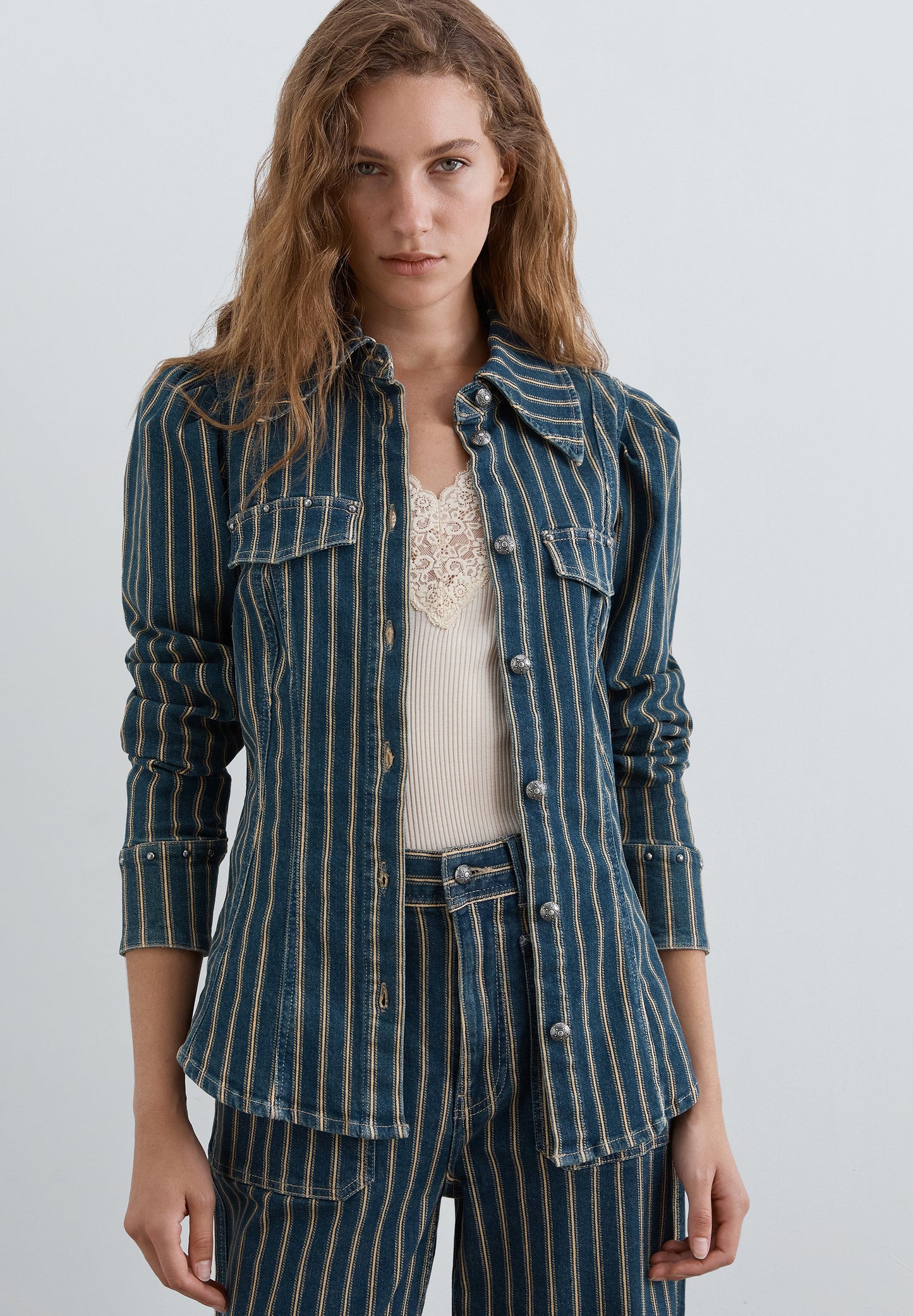 SCSTRIPES DENIM SHIRT