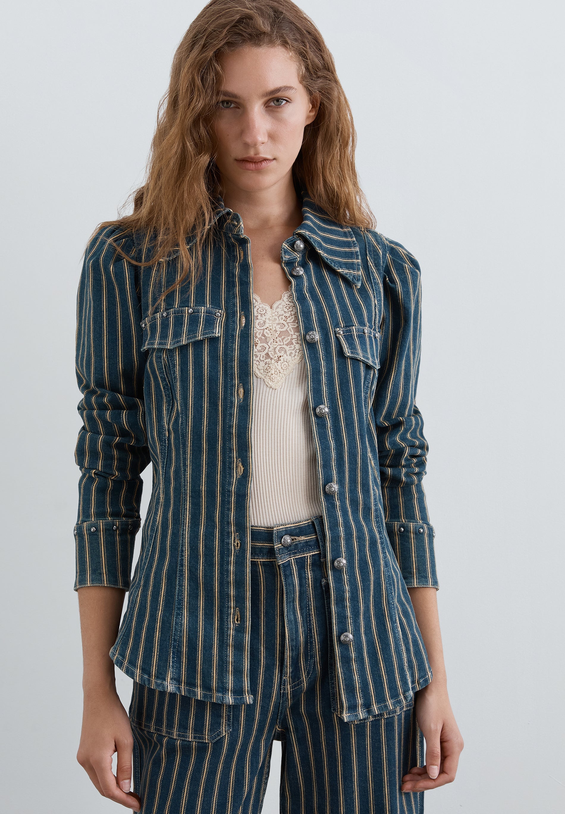 SCSTRIPES DENIM SHIRT