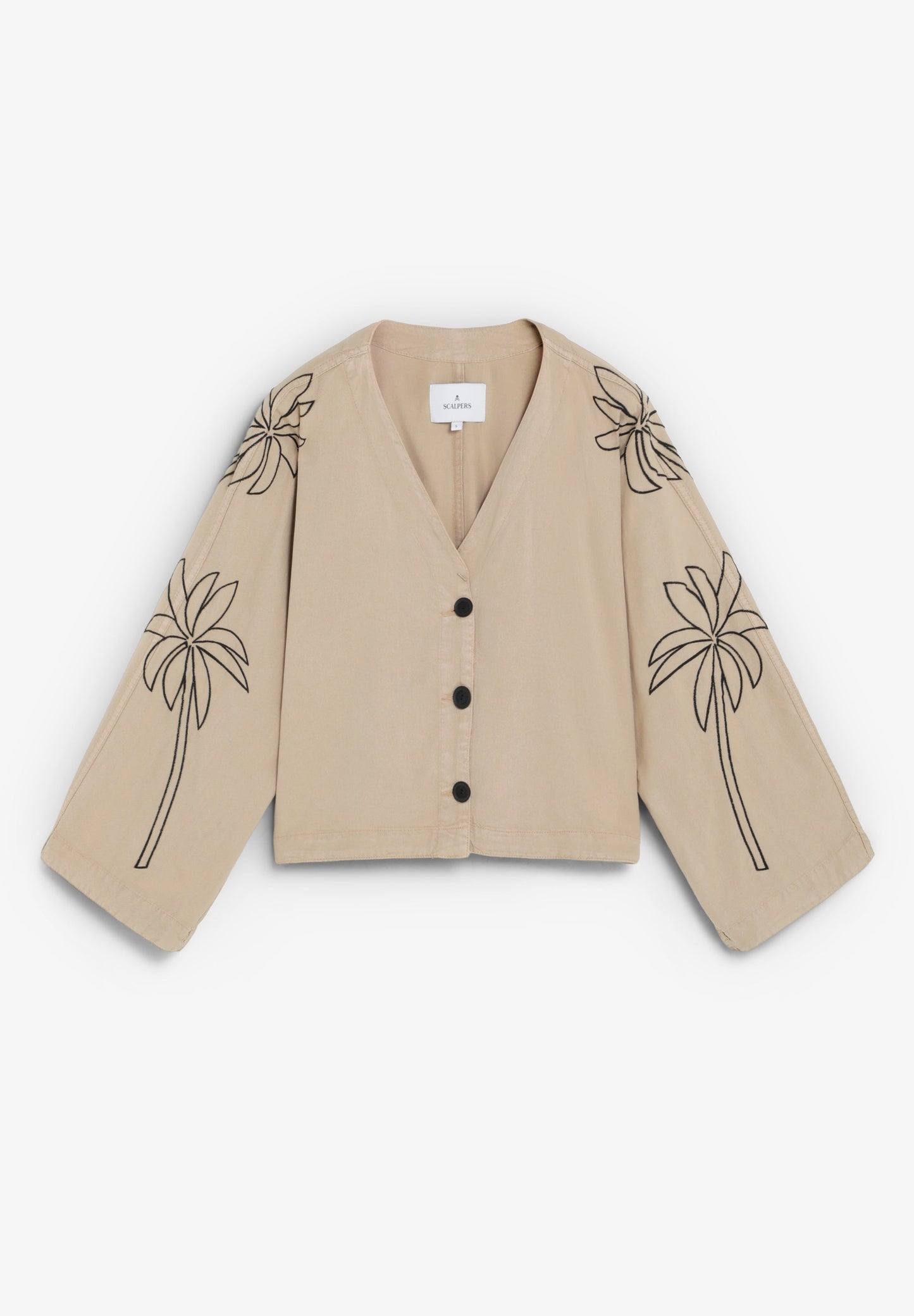 EMBROIDERED FLOWING SHIRT