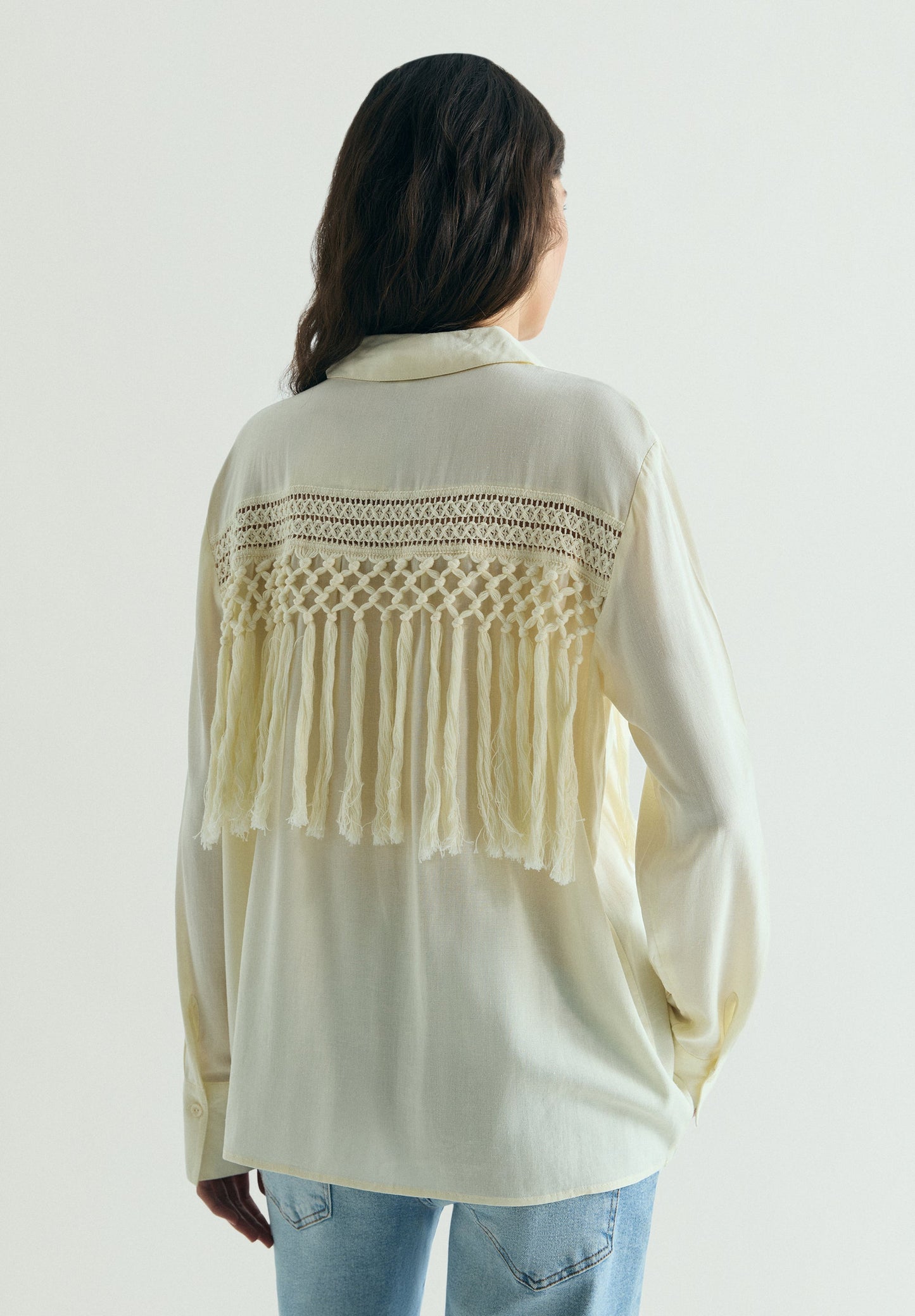 SHIRT WITH FRINGE DETAIL
