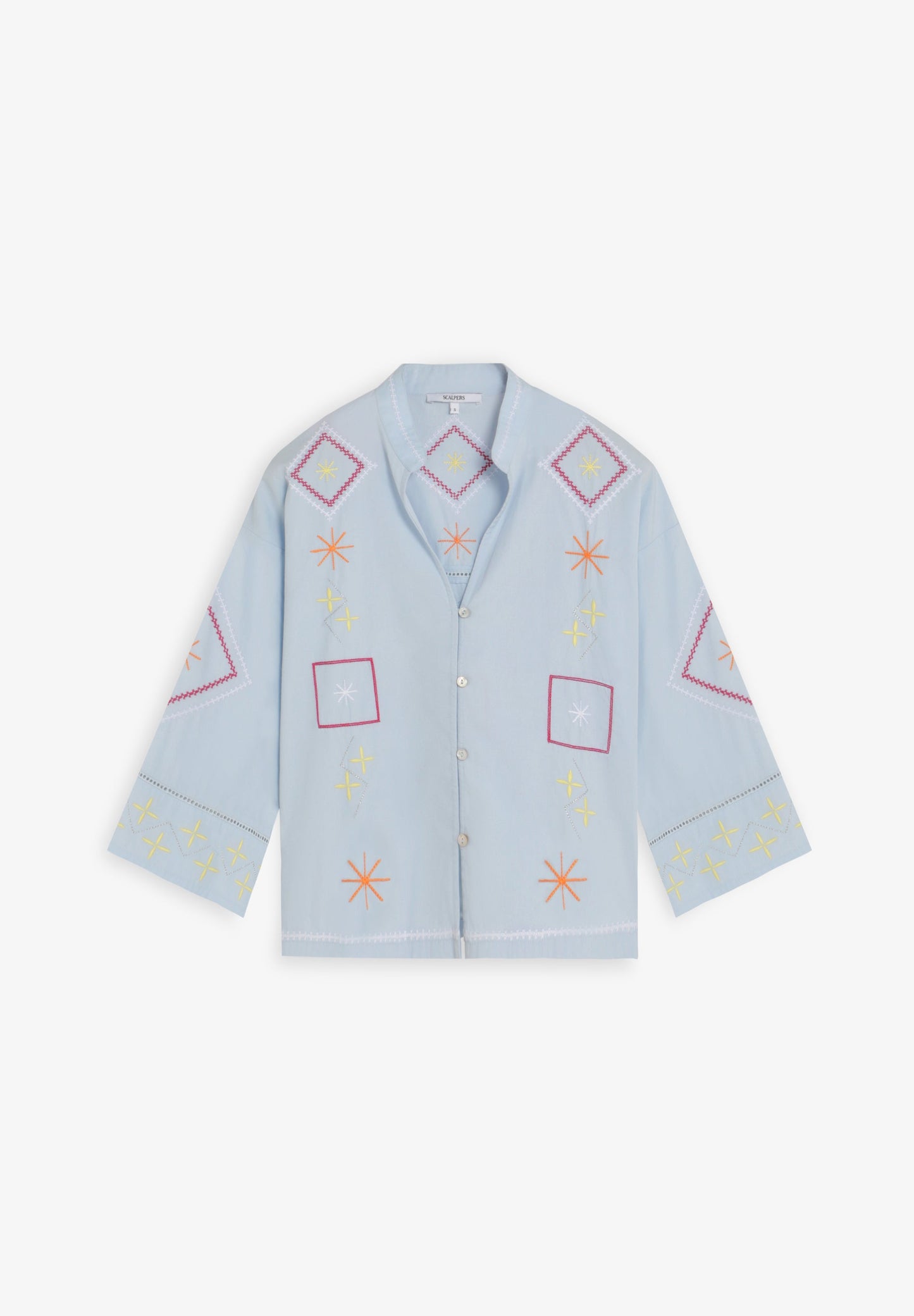 SHIRT WITH EMBROIDERED DETAILS