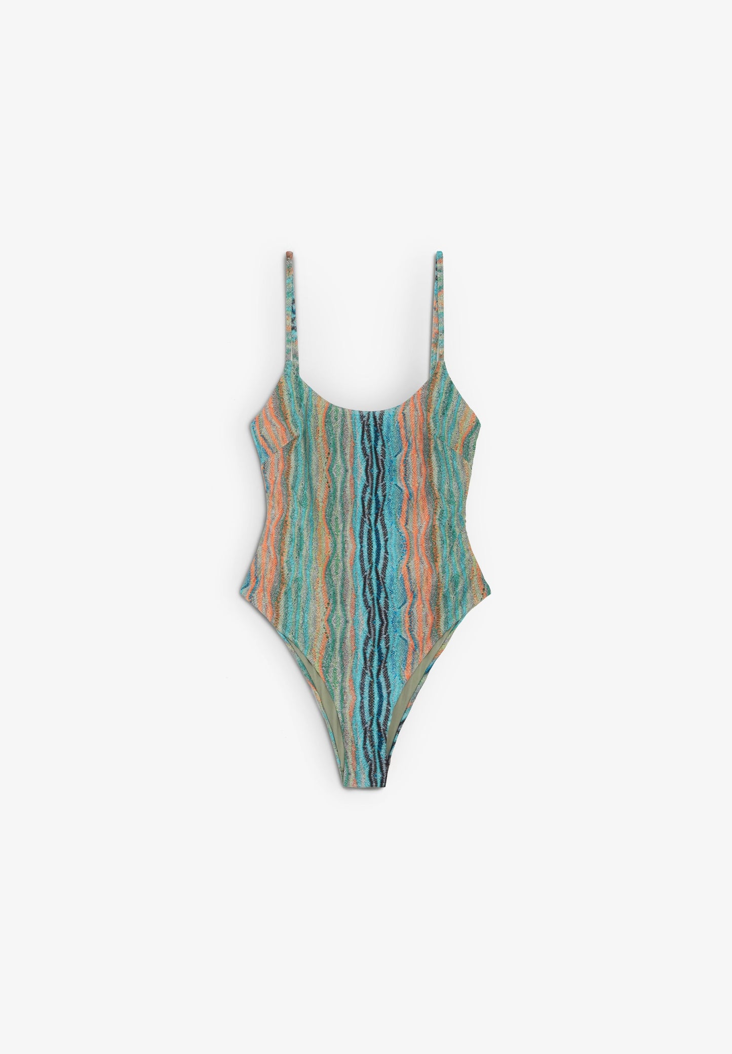 MULTICOLOURED PRINT SWIMSUIT