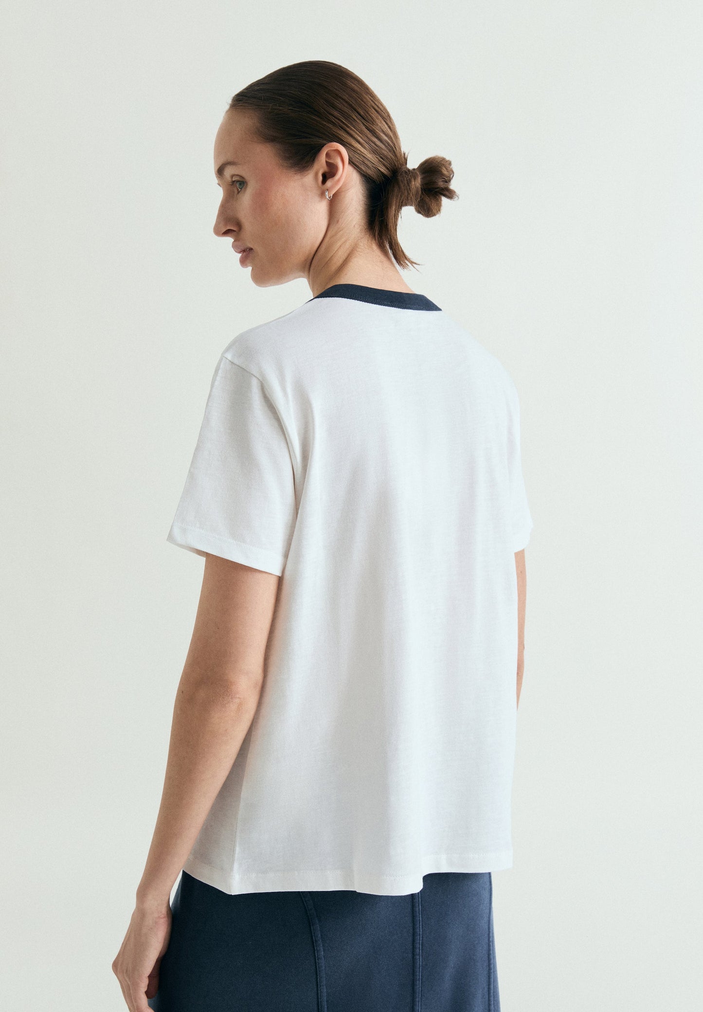 STRIPED PRINT T-SHIRT