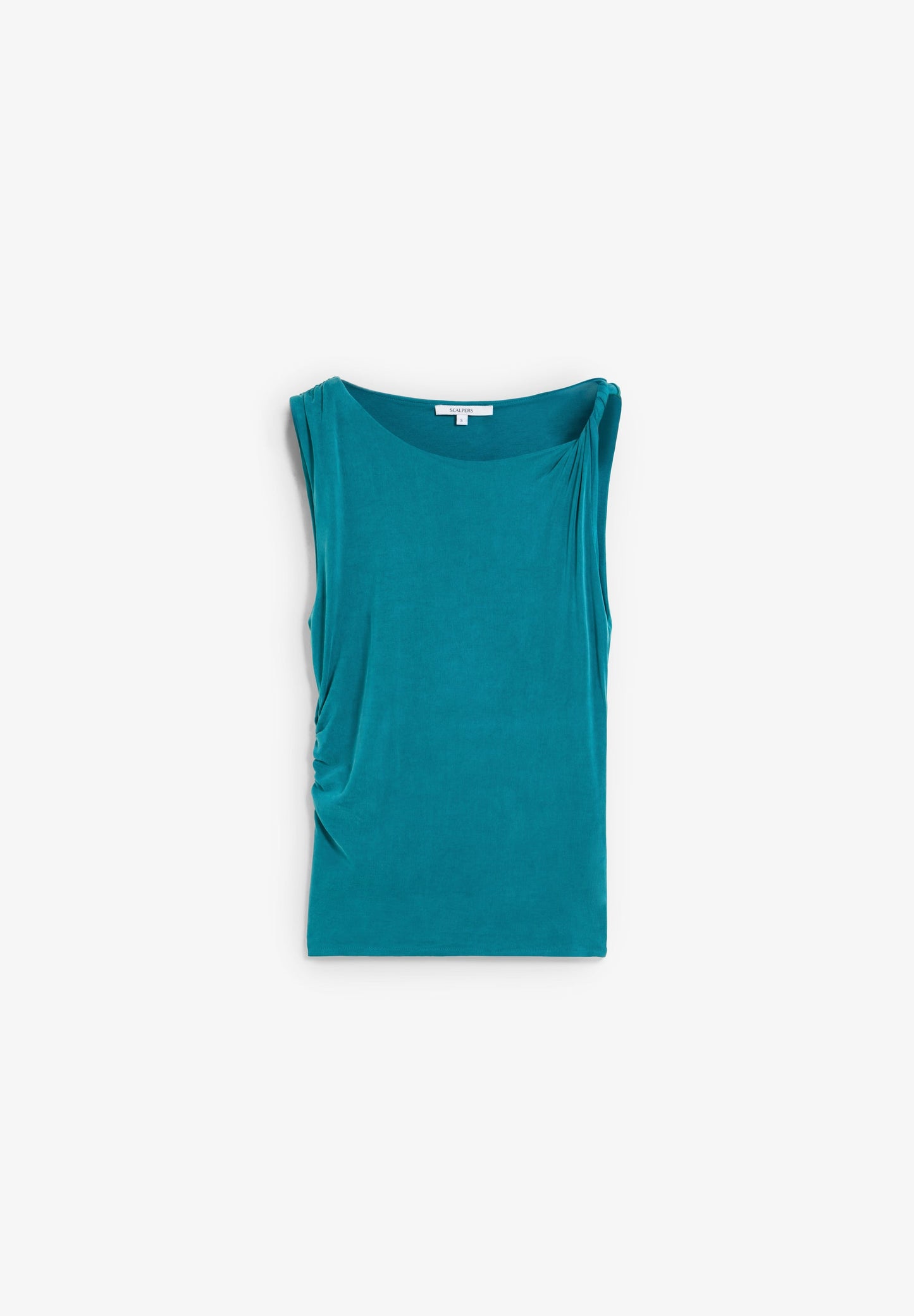 ASYMMETRIC DRAPED T-SHIRT
