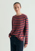 STRIPED T-SHIRT WITH PATCH