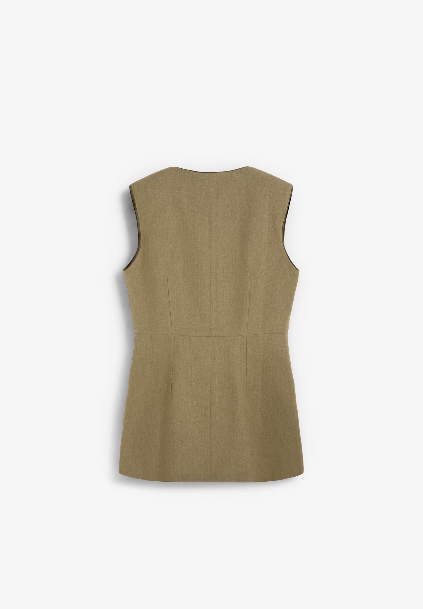 WAISTCOAT WITH CONTRAST SEAMS