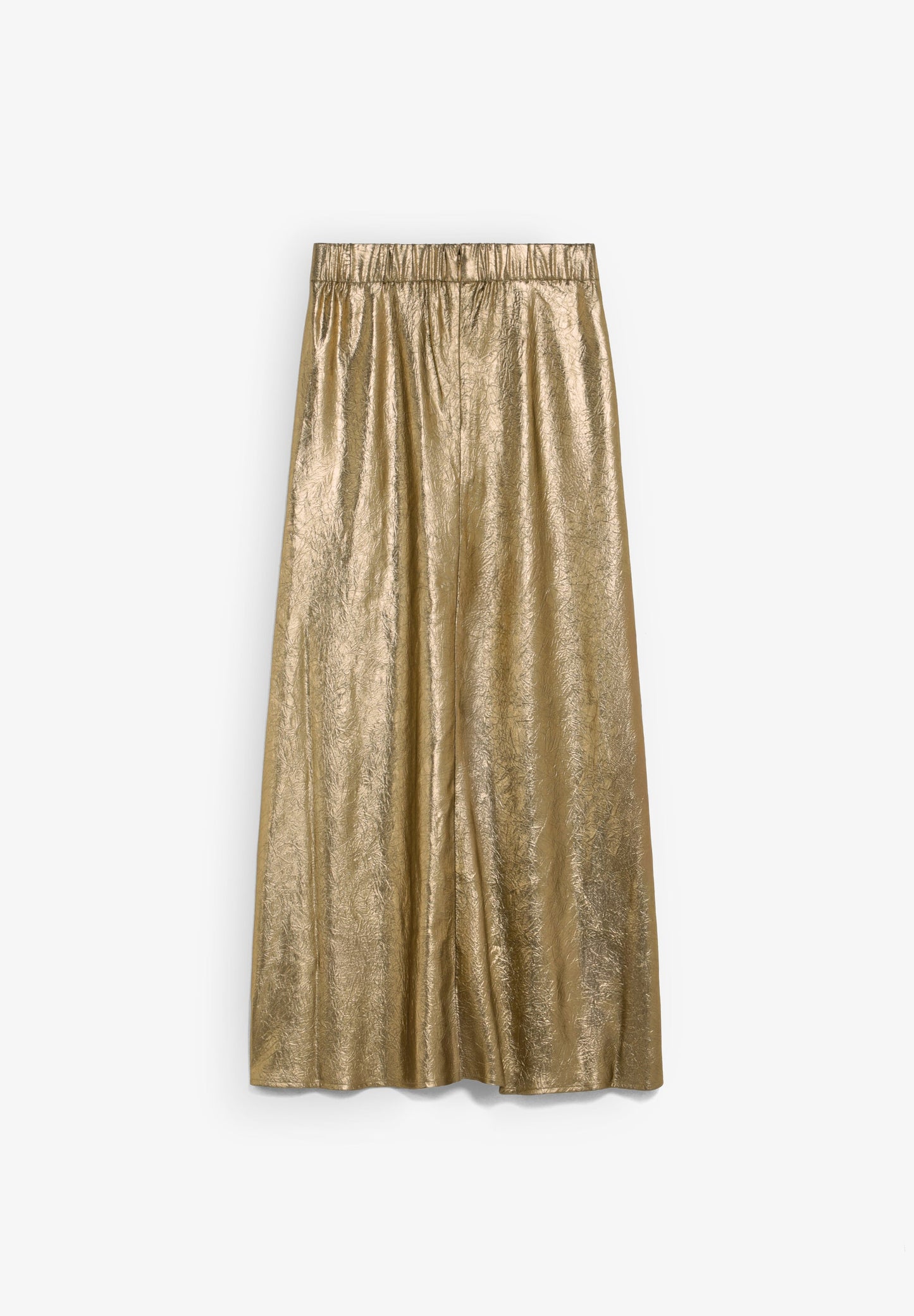 METALLIC MIDI SKIRT