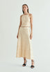 EMBROIDERED MIDI SKIRT