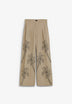 EMBROIDERED FLOWING TROUSERS