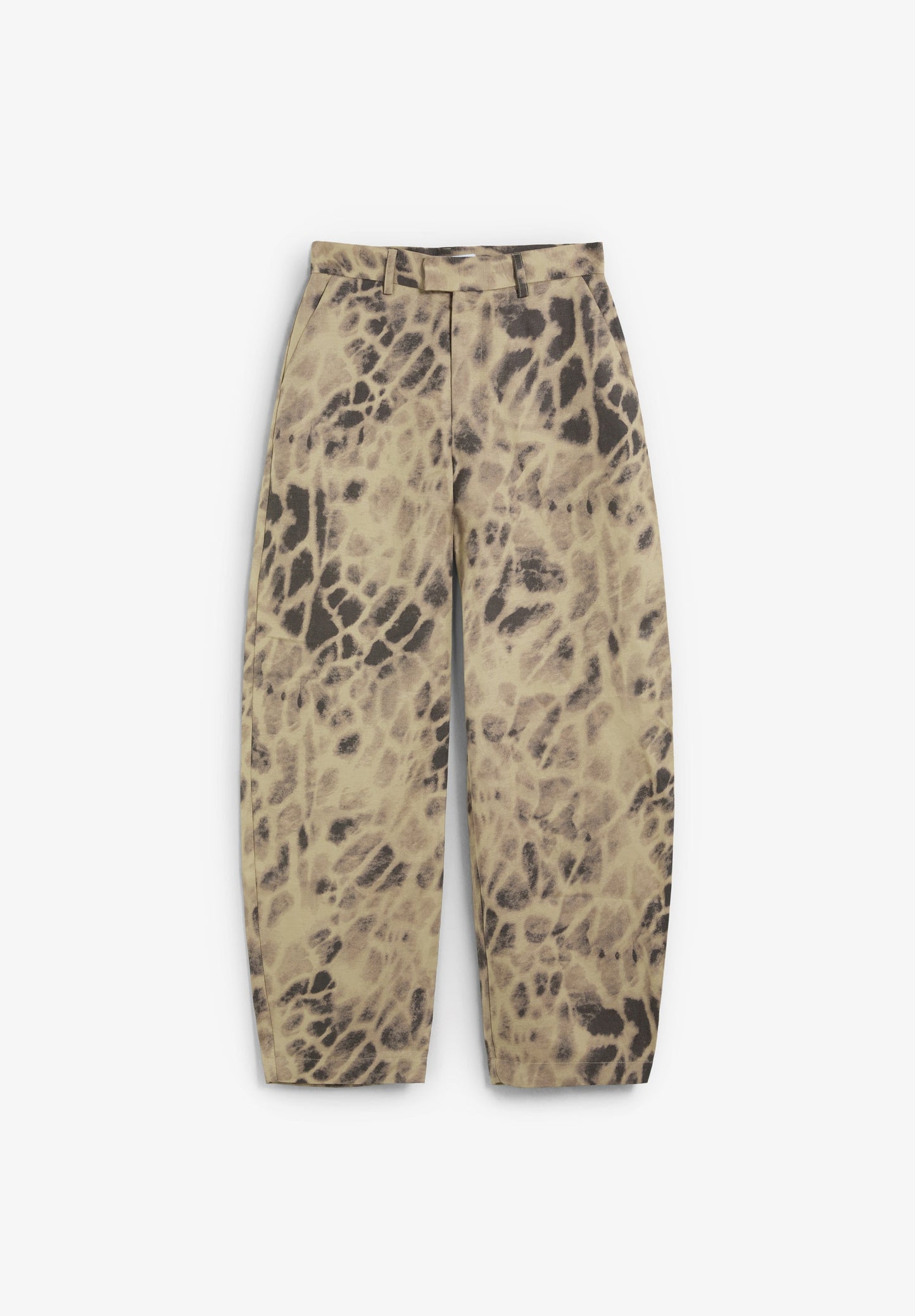 LINEN BALLOON TROUSERS