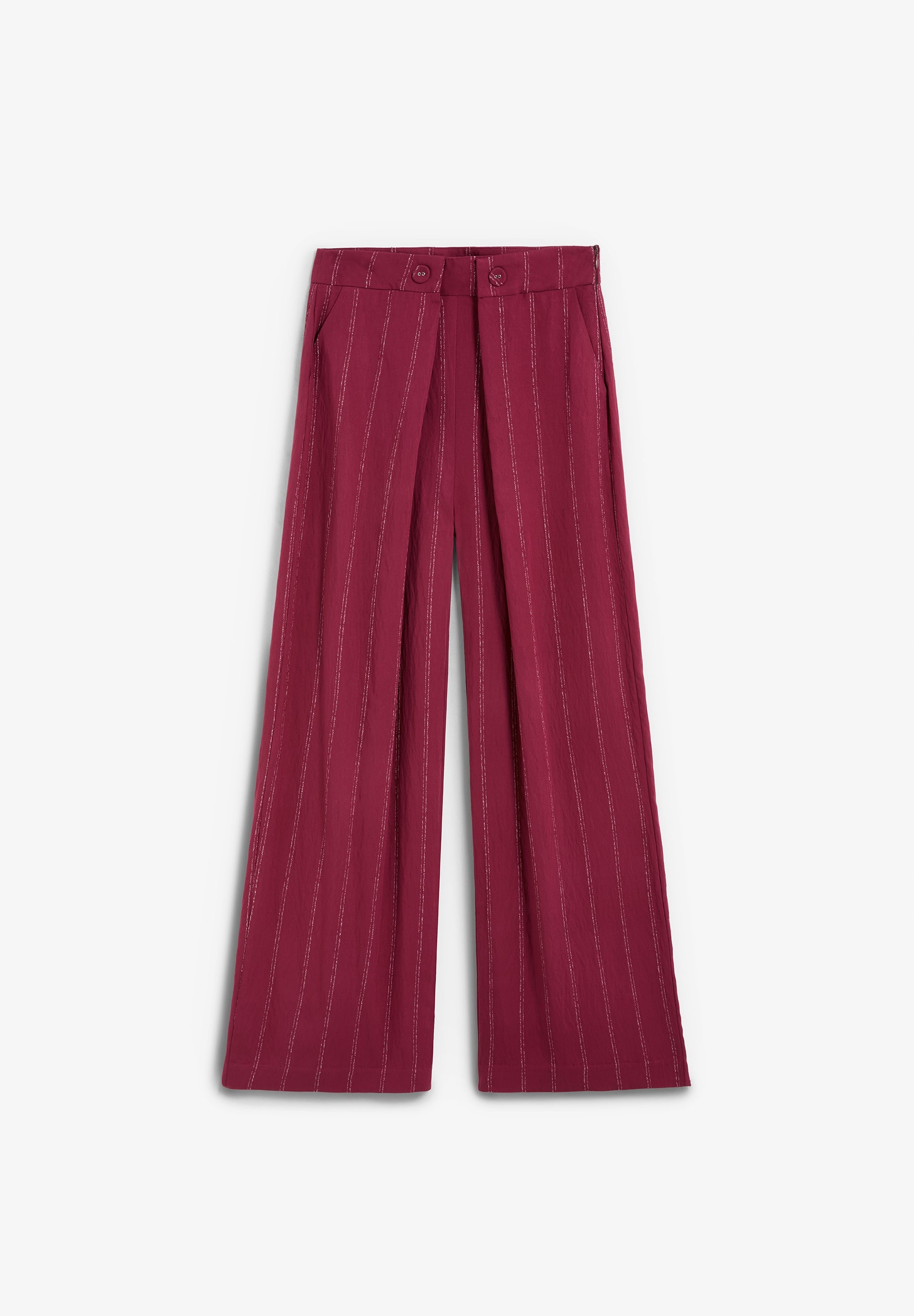 STRIPED TROUSERS WITH DARTS