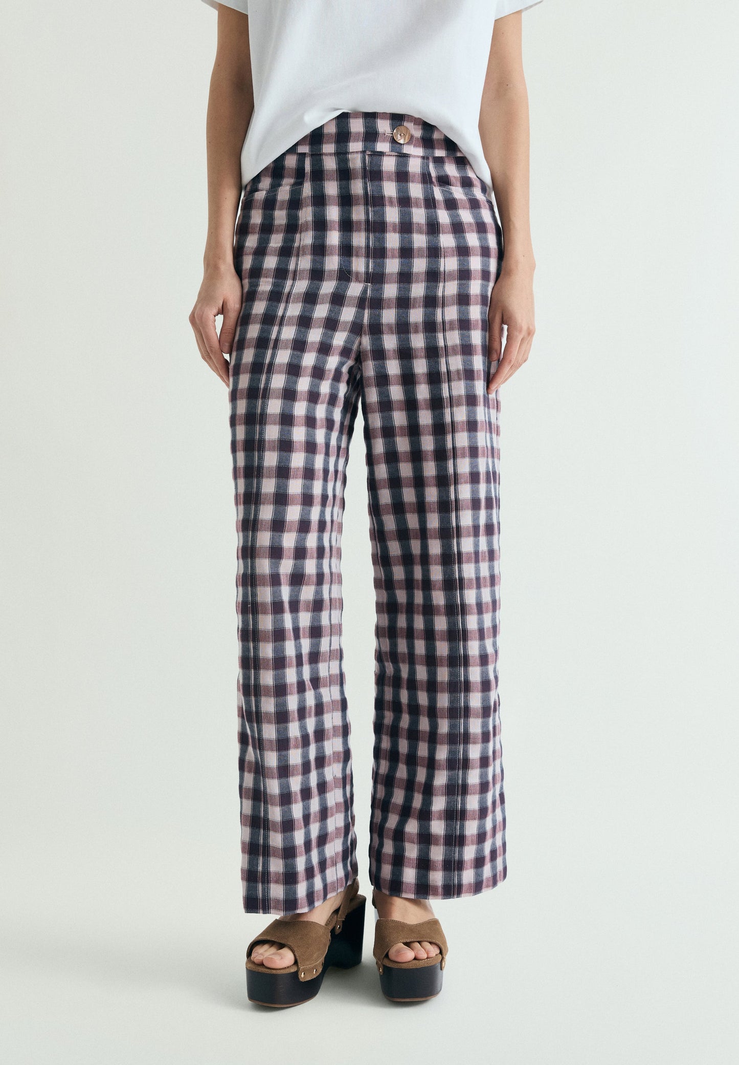 GINGHAM TROUSERS