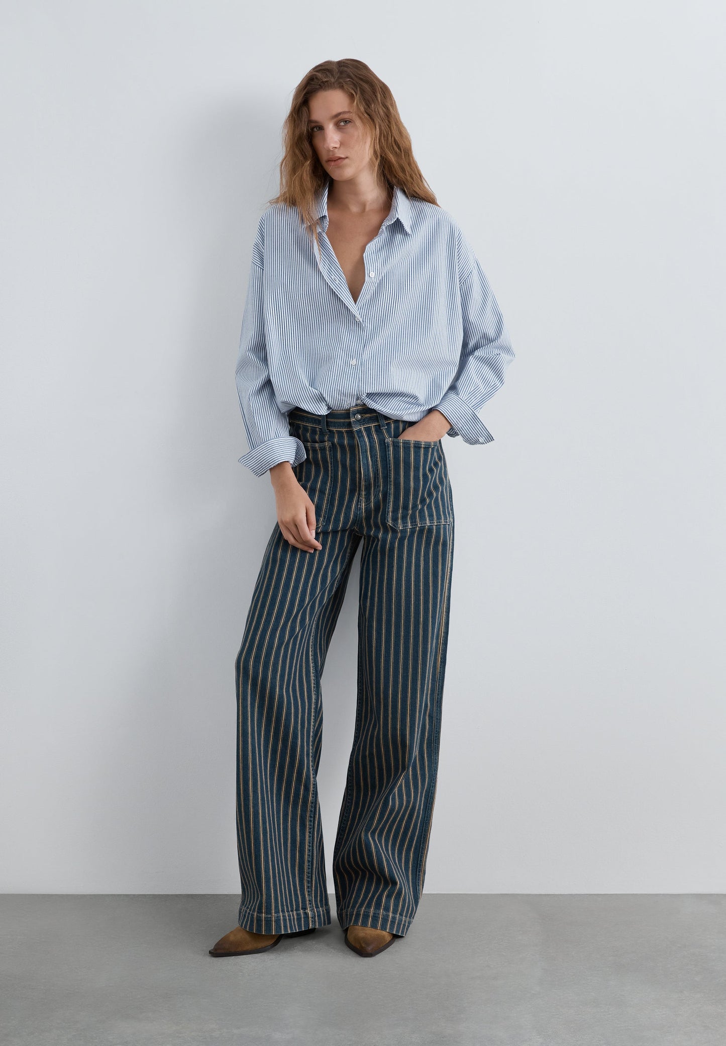 SCSTRIPES DENIM PANT