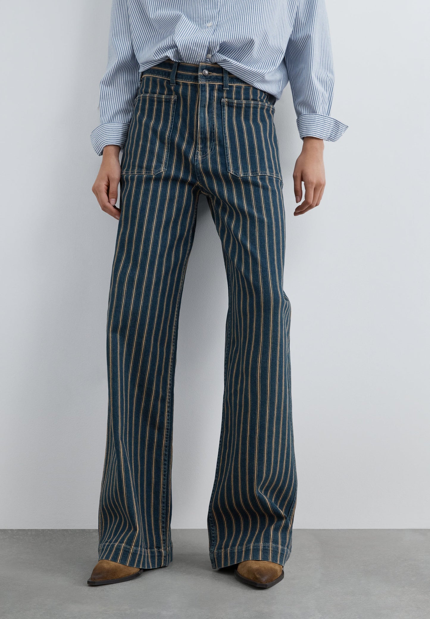 SCSTRIPES DENIM PANT