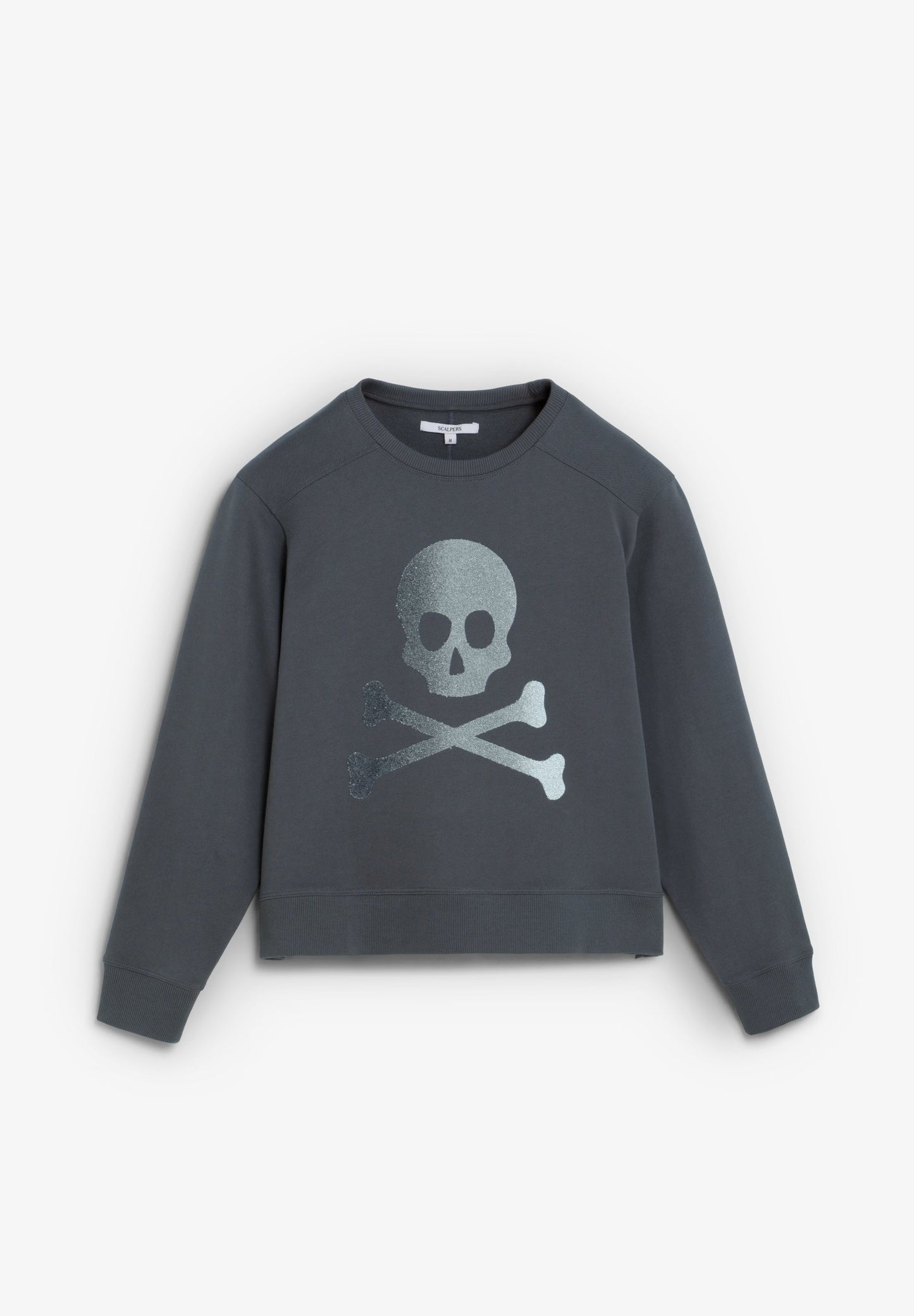 GLITTER SKULL SWEATSHIRT