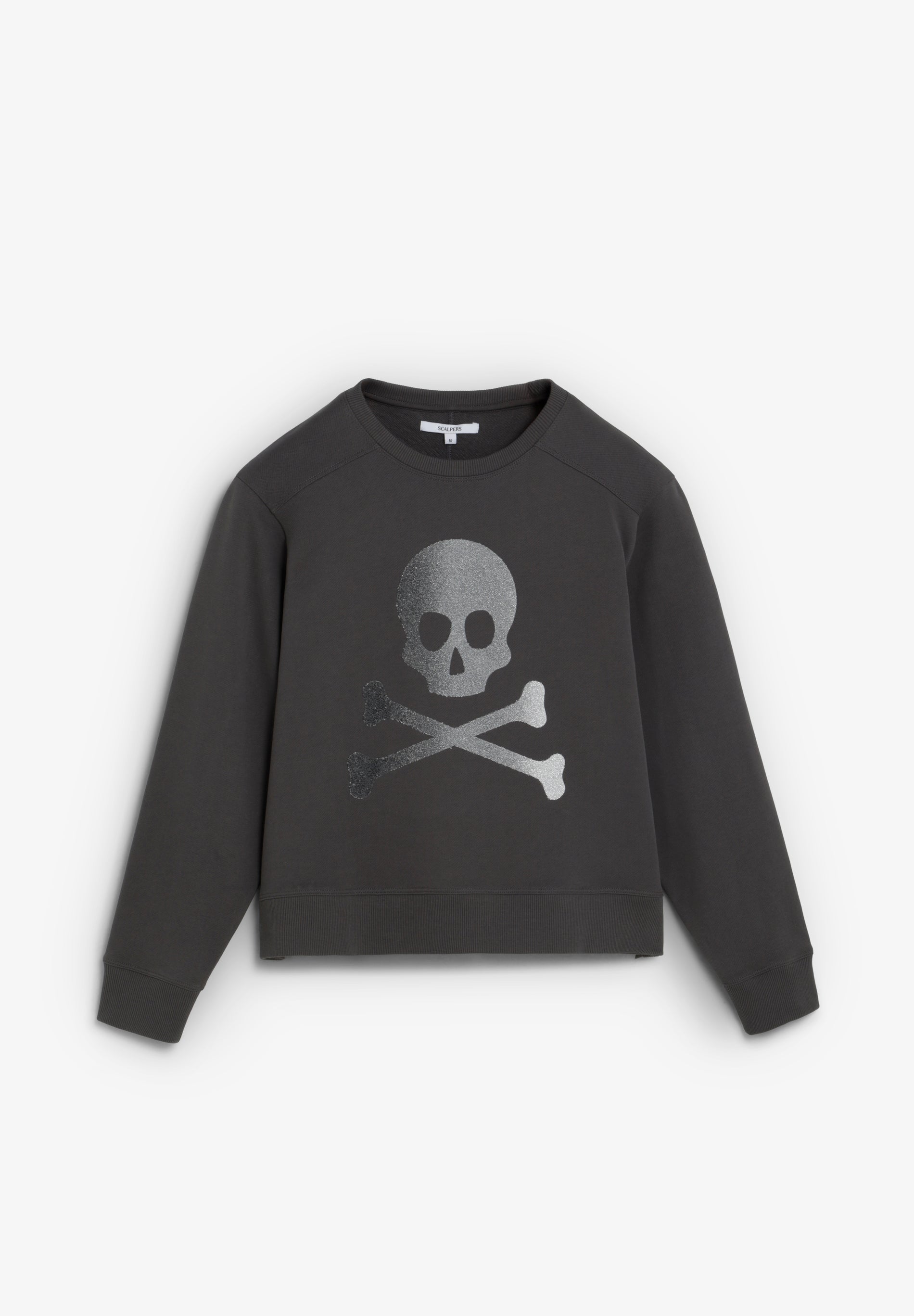 GLITTER SKULL SWEATSHIRT