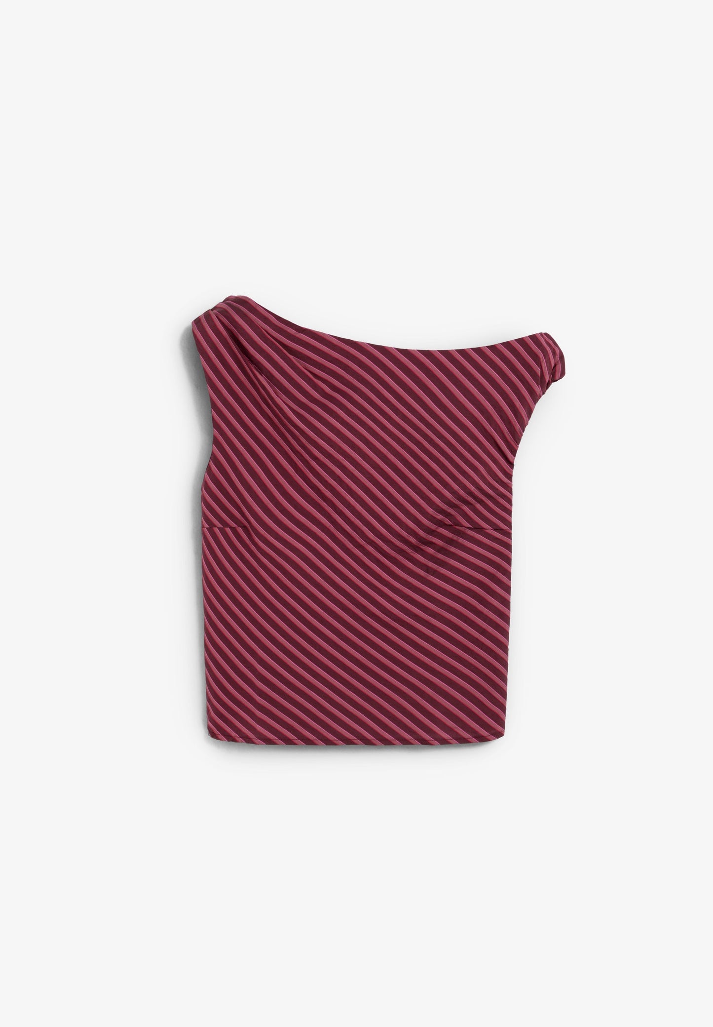 STRIPED ASYMMETRIC TOP