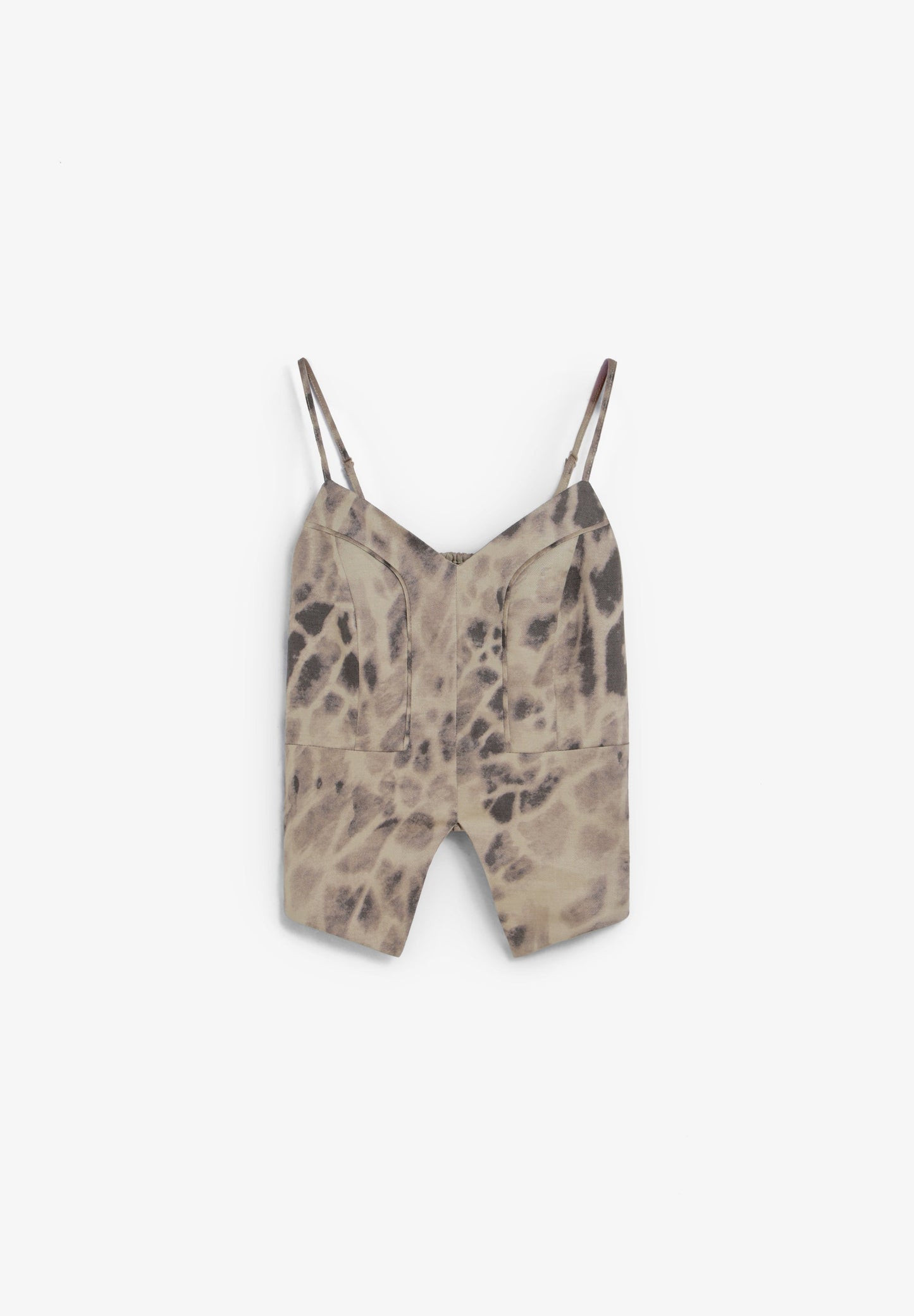 PRINTED LINEN TOP