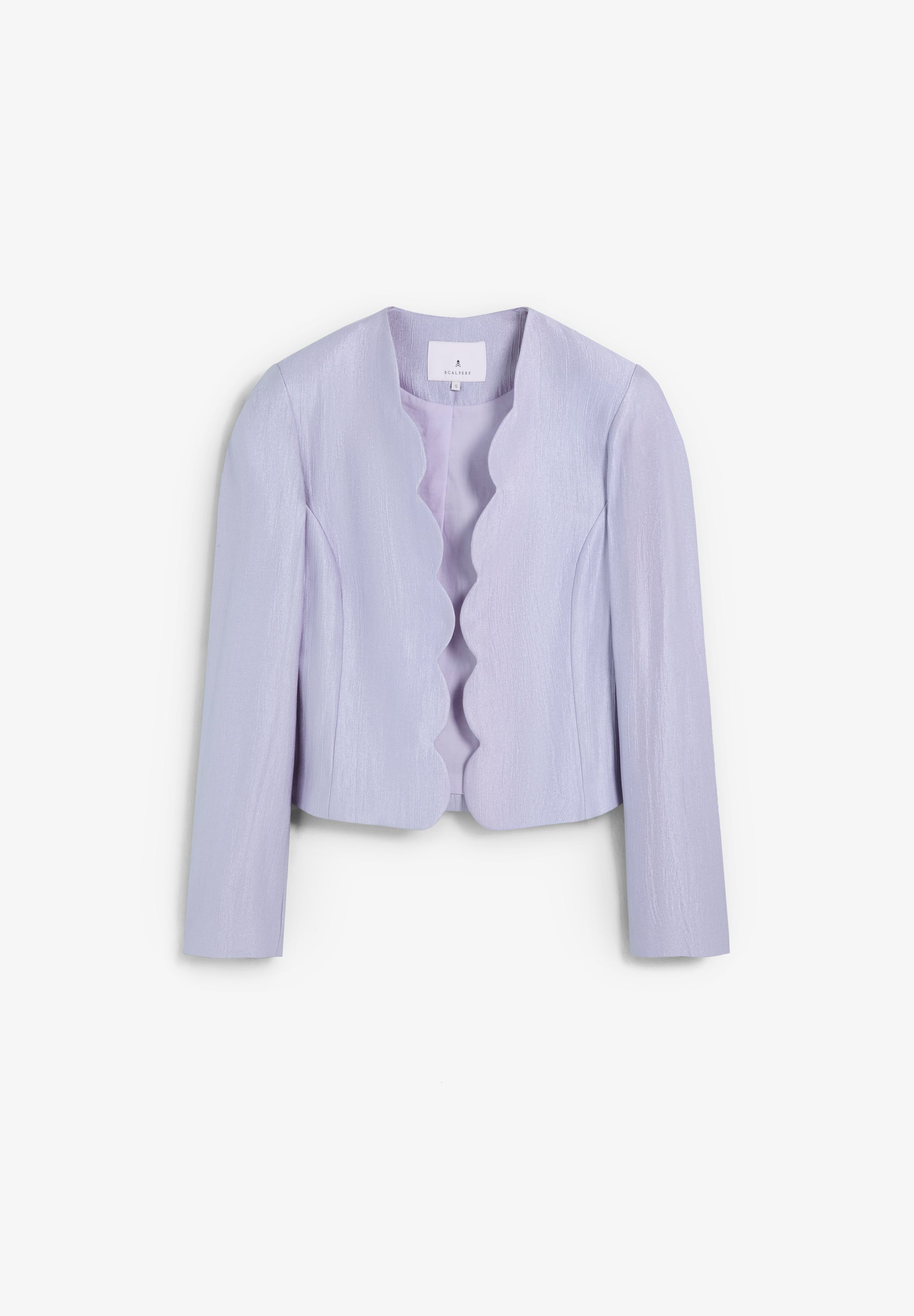 CROPPED JACQUARD BLAZER