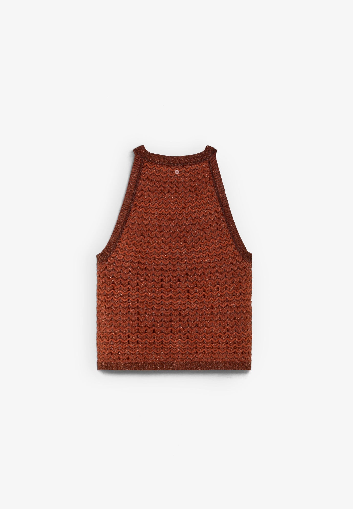 KNIT METALLIC THREAD TOP