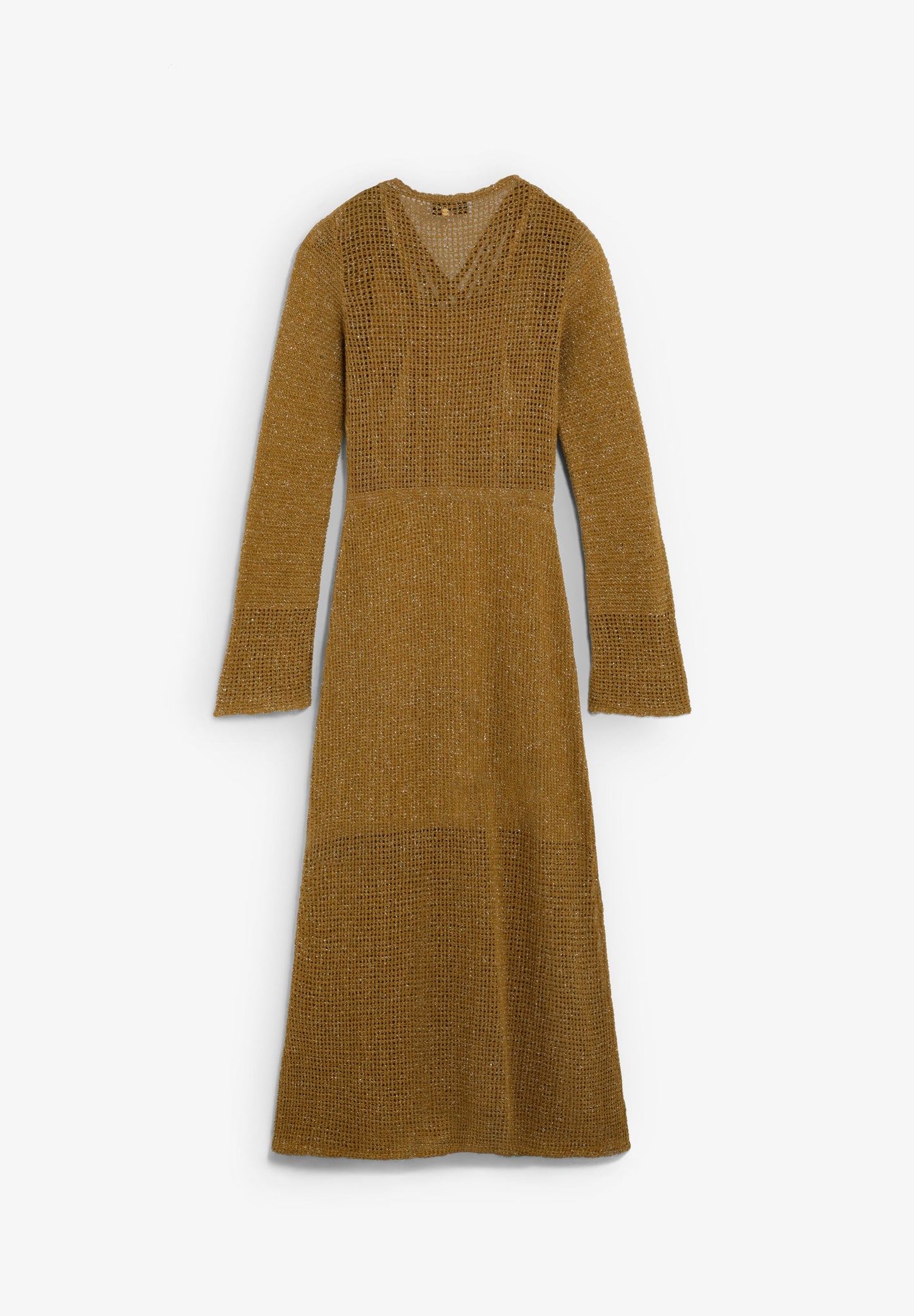METALLIC THREAD KNIT DRESS