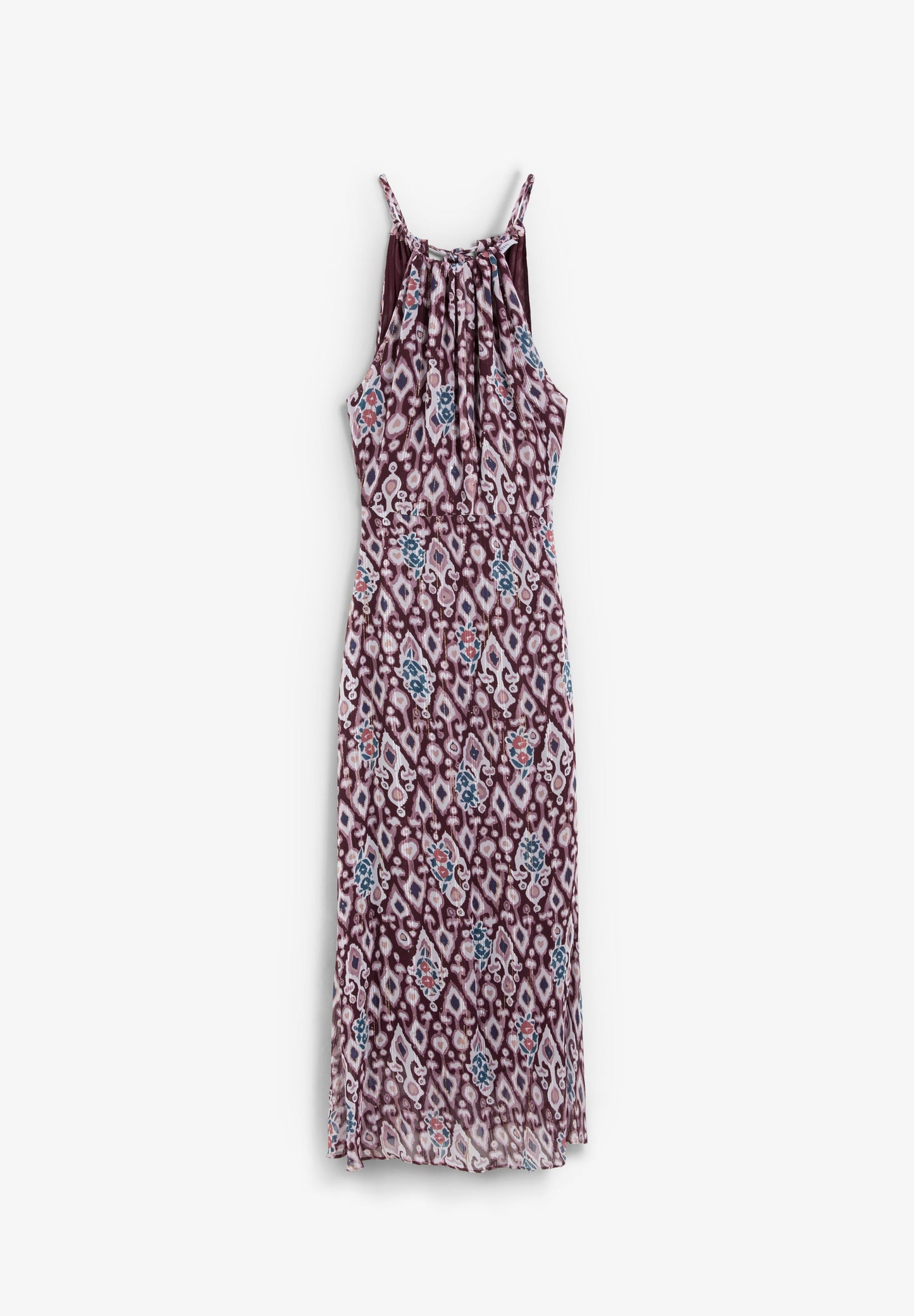 PRINTED MIDI DRESS