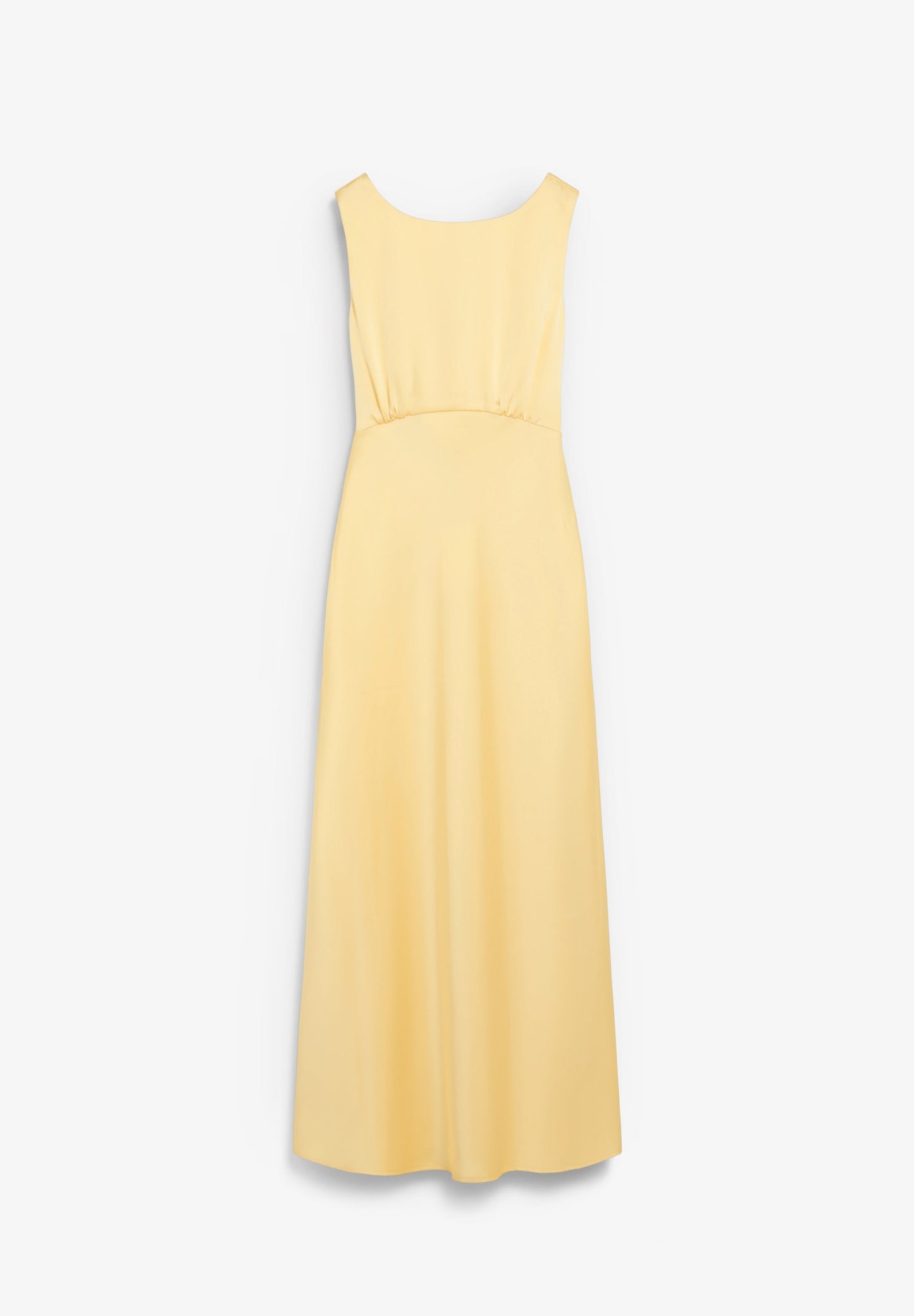 SATIN DRESS WITH OPEN BACK
