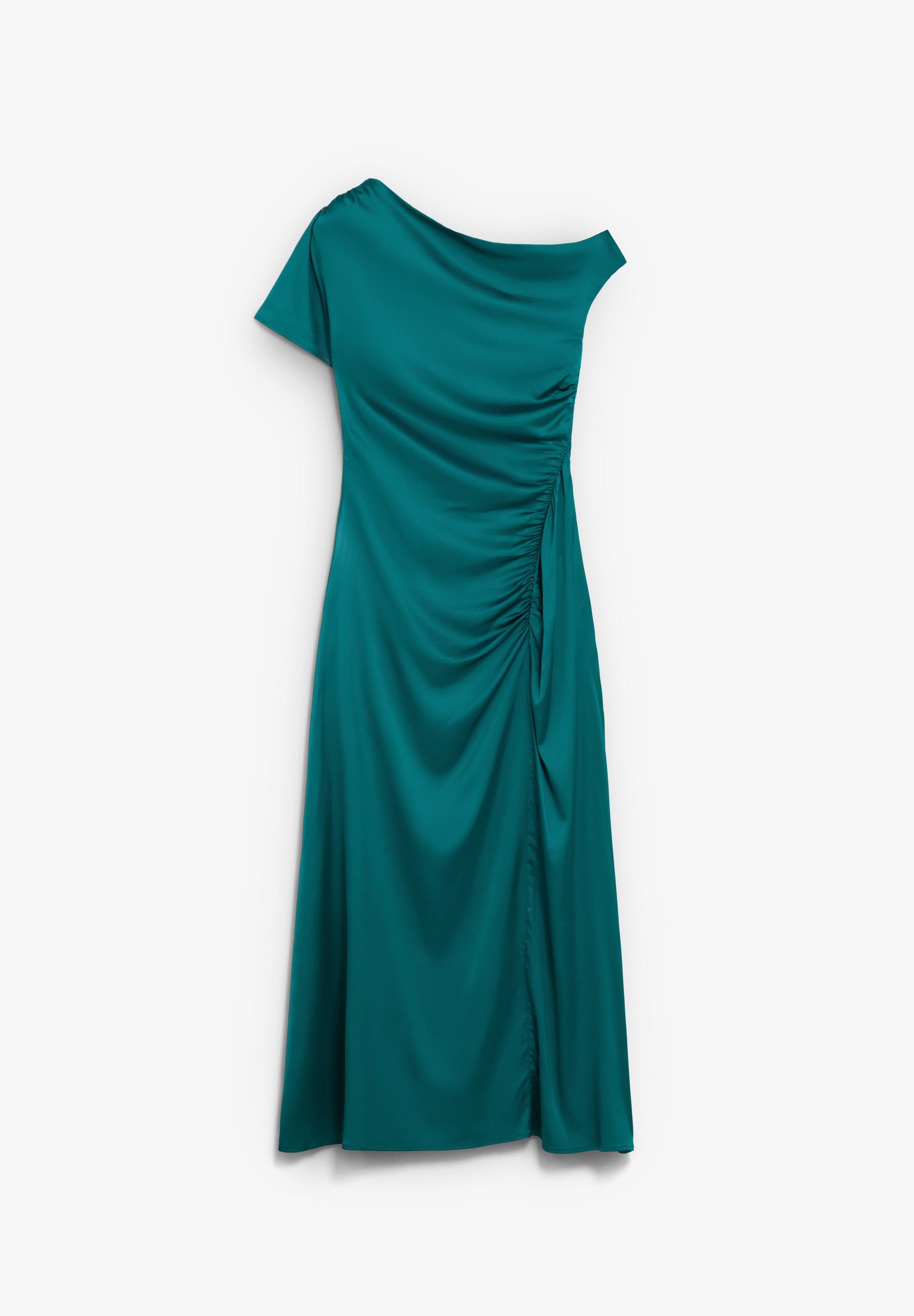 SATIN ASYMMETRIC DRESS