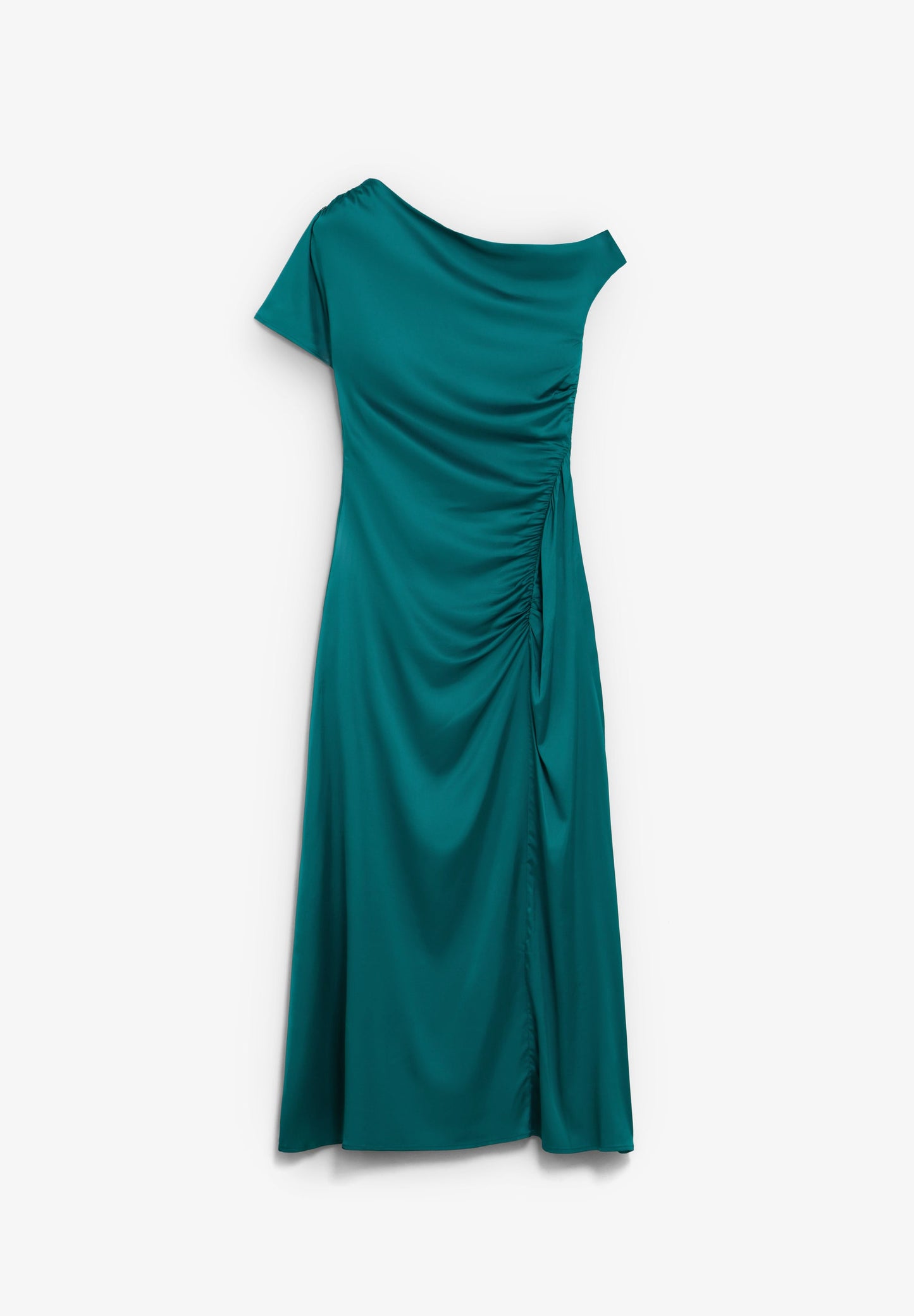 SATIN ASYMMETRIC DRESS