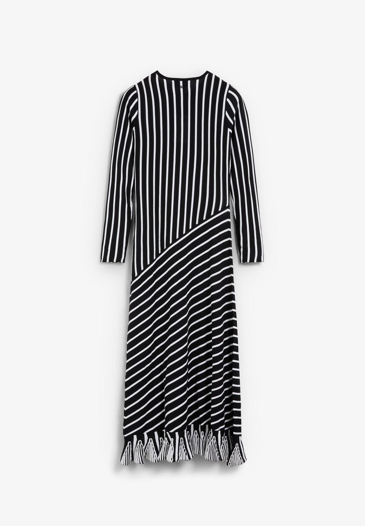 CONTRAST STRIPED DRESS