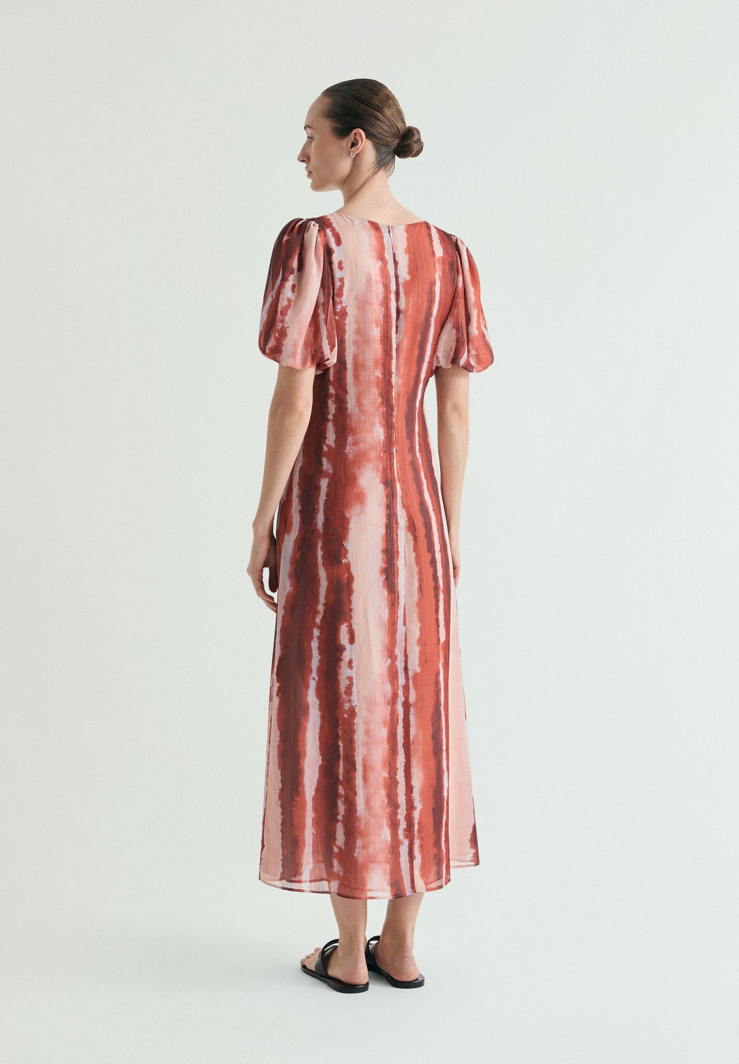 TIE-DYE PRINT DRESS