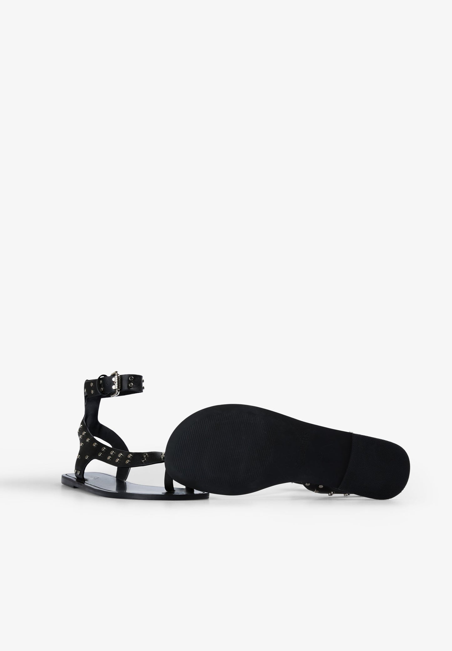 STUDDED LEATHER SANDALS