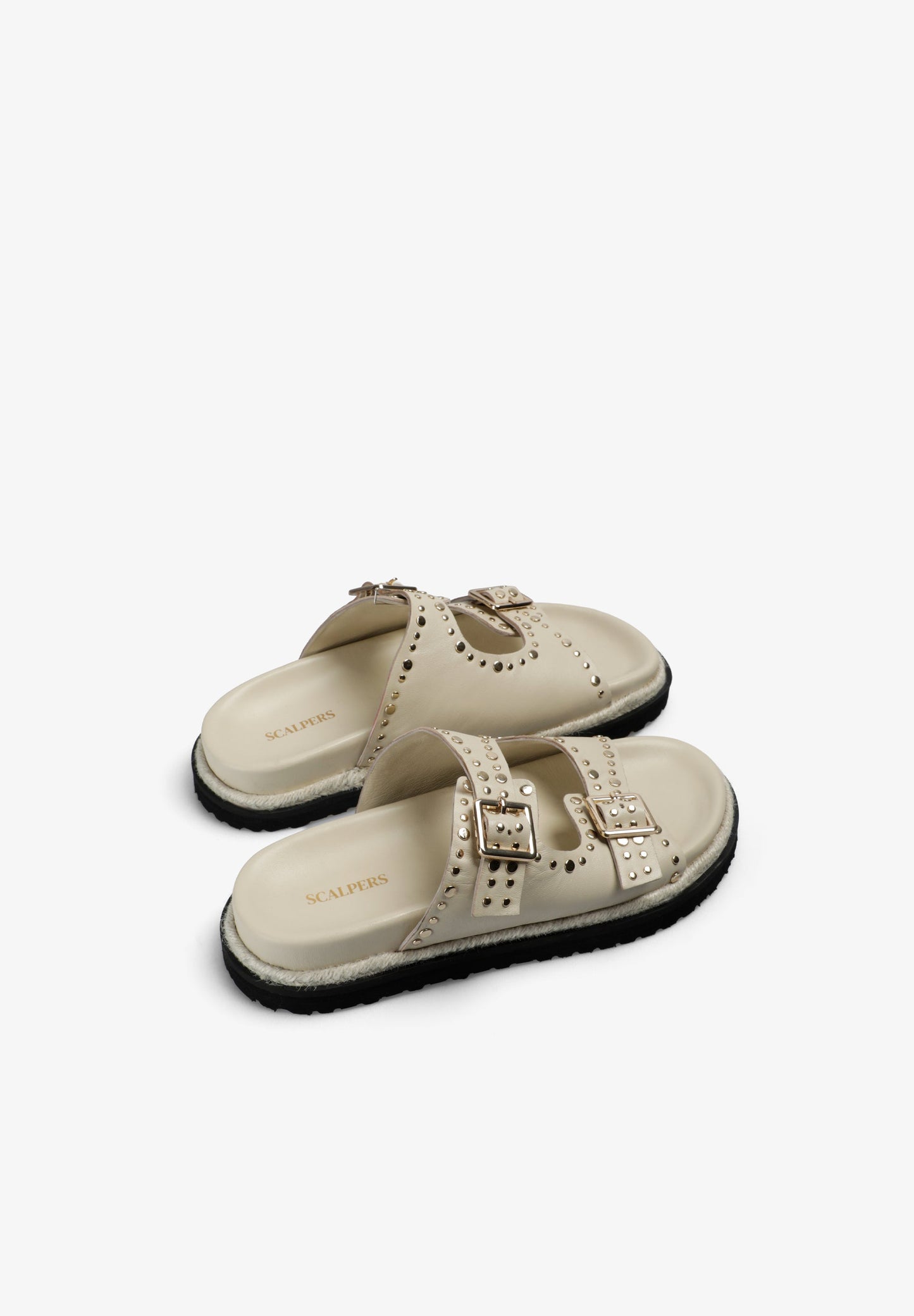 DOUBLE BUCKLE SANDALS