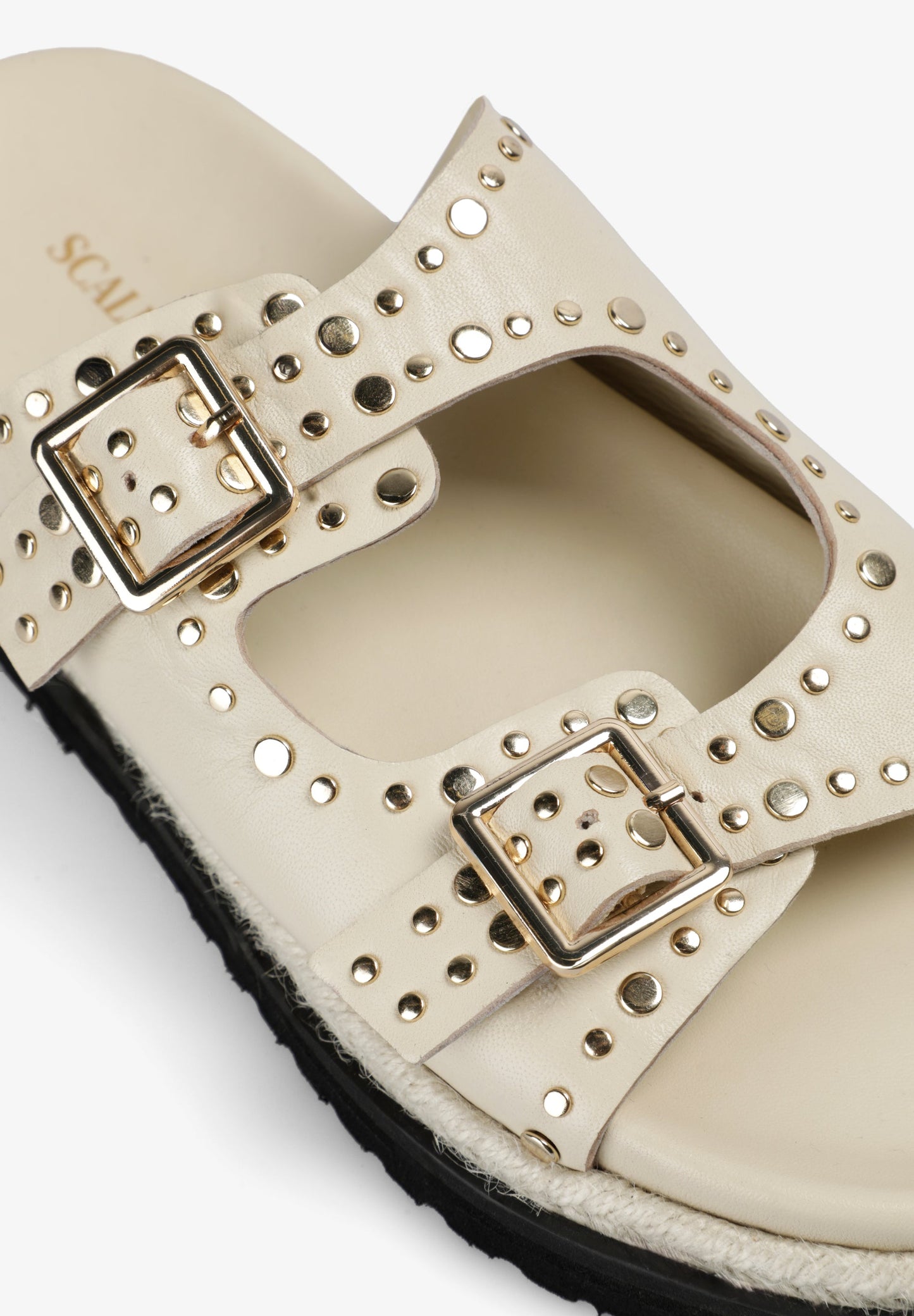DOUBLE BUCKLE SANDALS