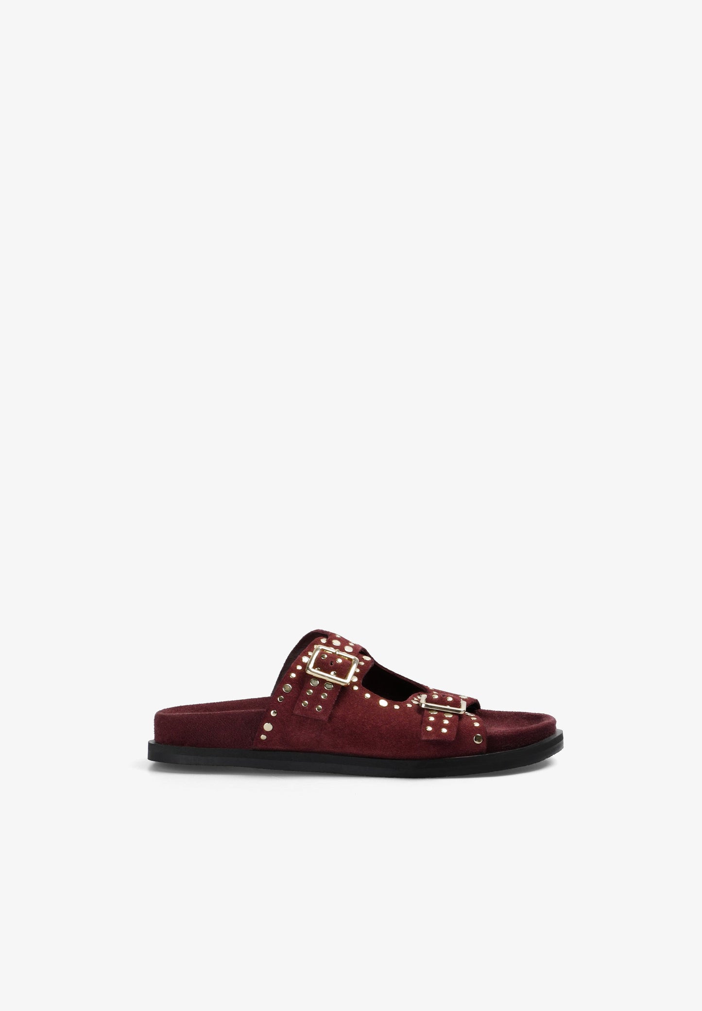 FLAT STUDDED SANDALS