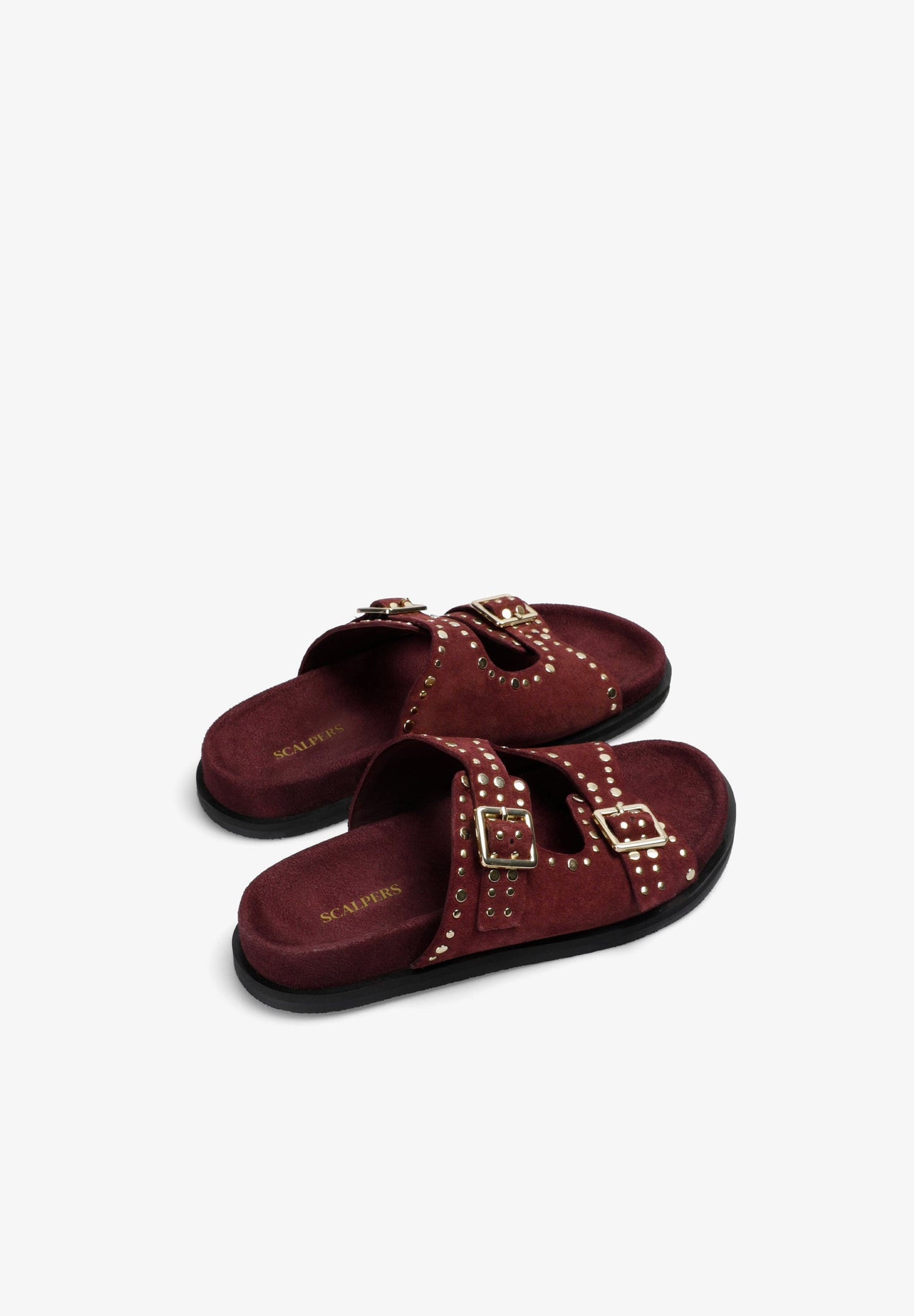 FLAT STUDDED SANDALS