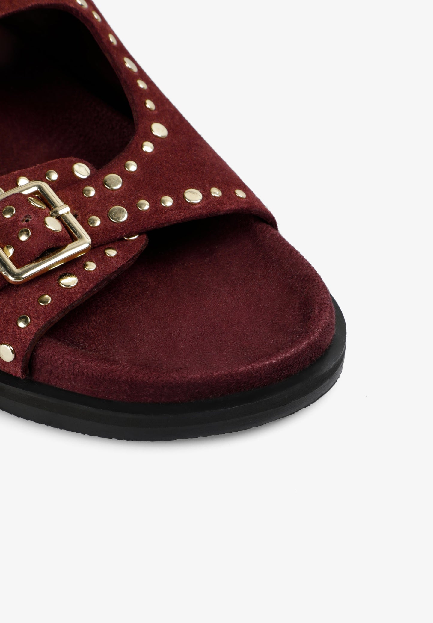 FLAT STUDDED SANDALS