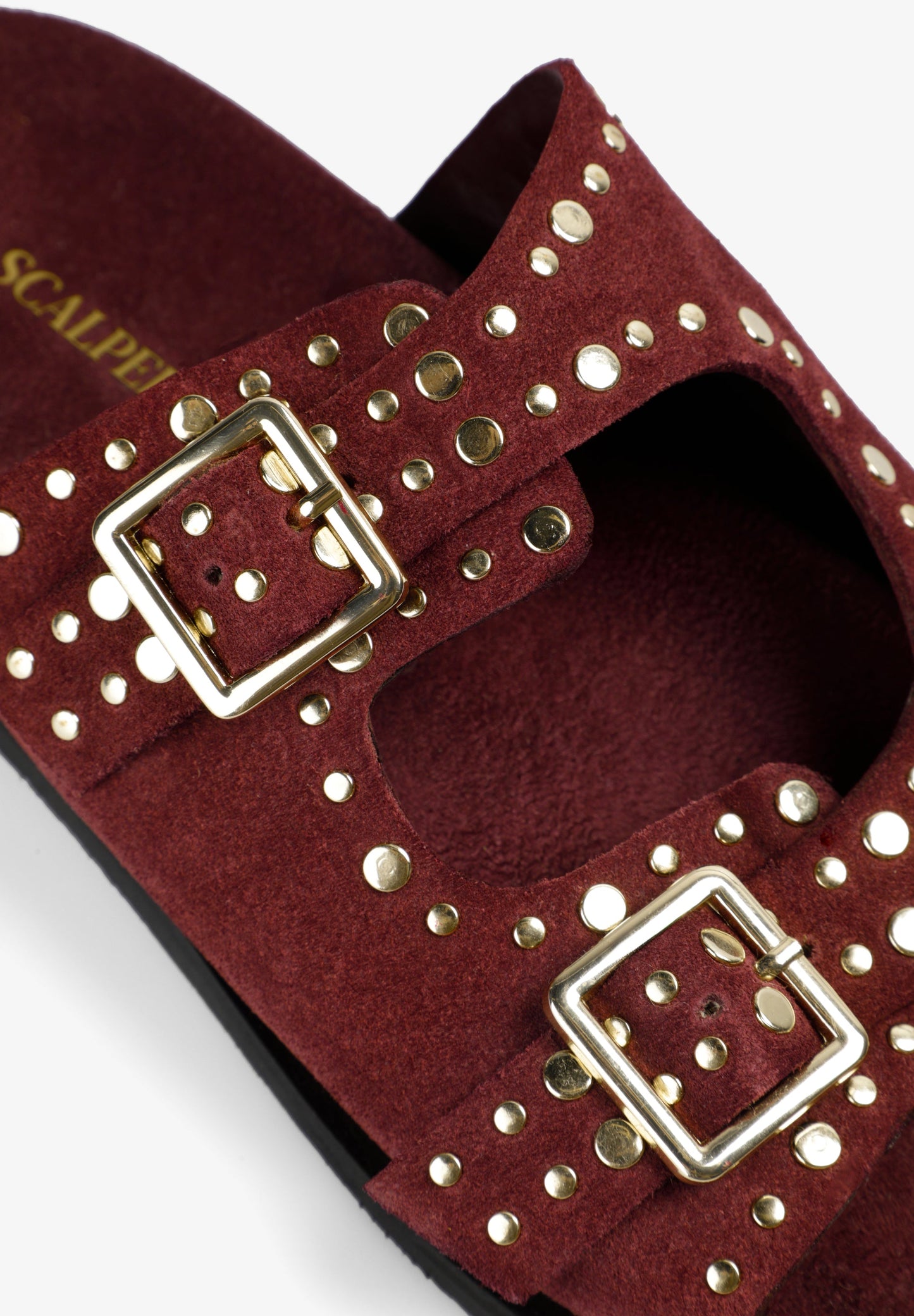 FLAT STUDDED SANDALS