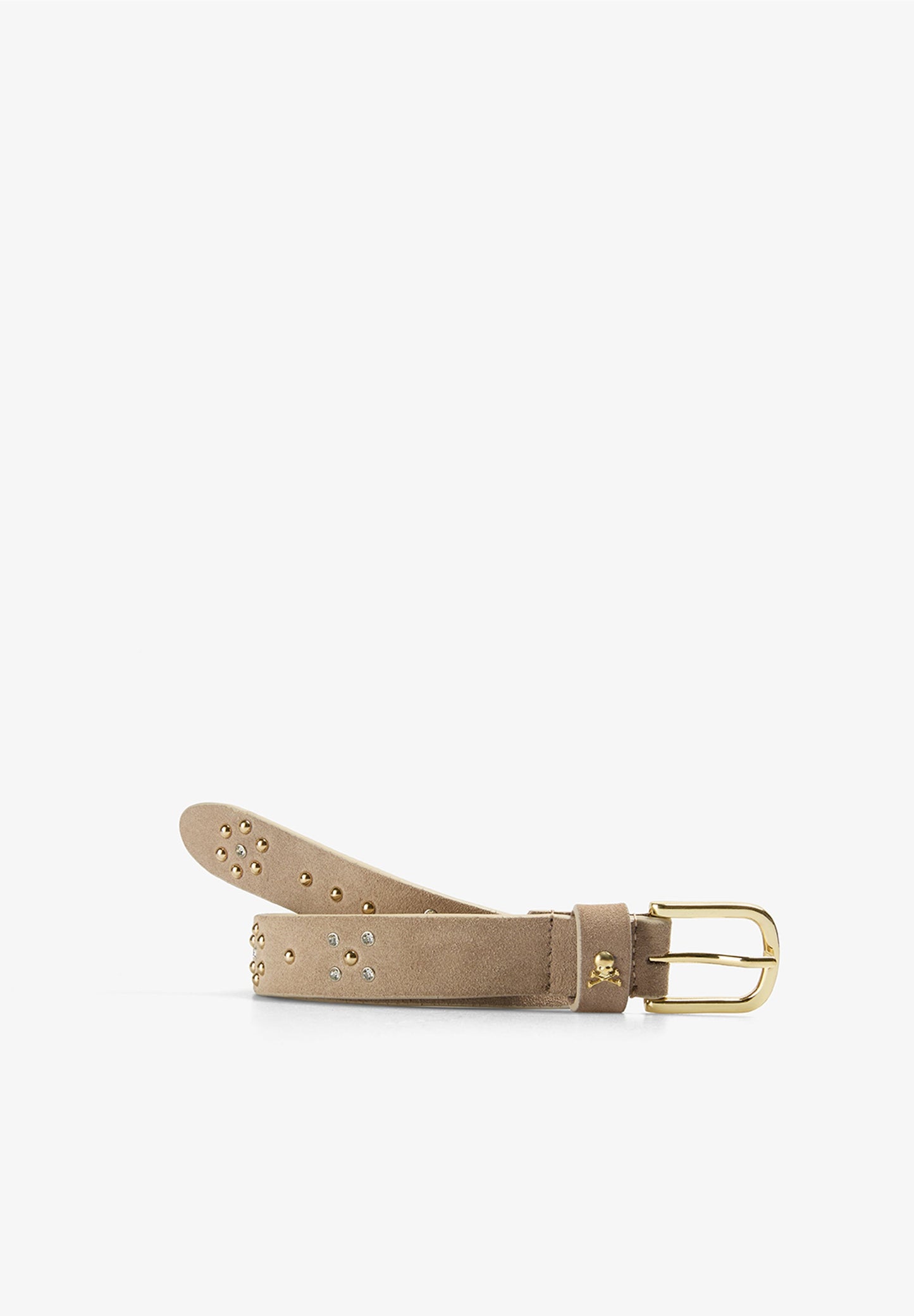 SCSTUDSTHINSUEDE BELT