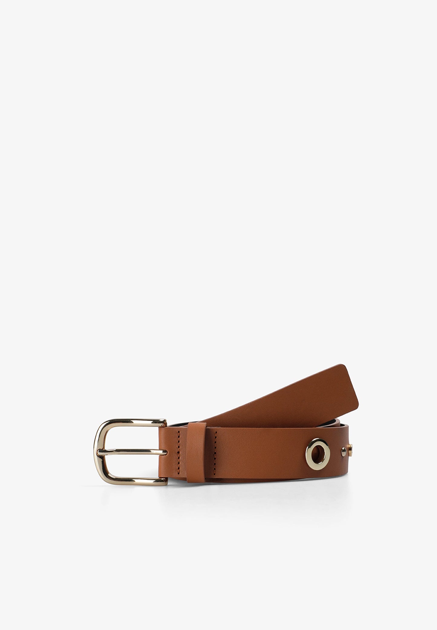 PERFORATED LEATHER BELT