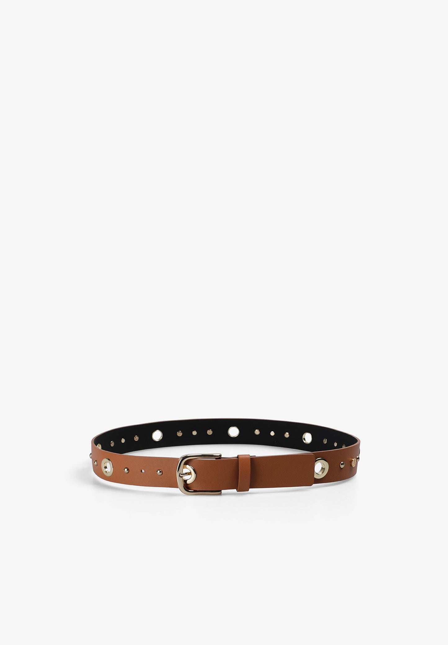 PERFORATED LEATHER BELT