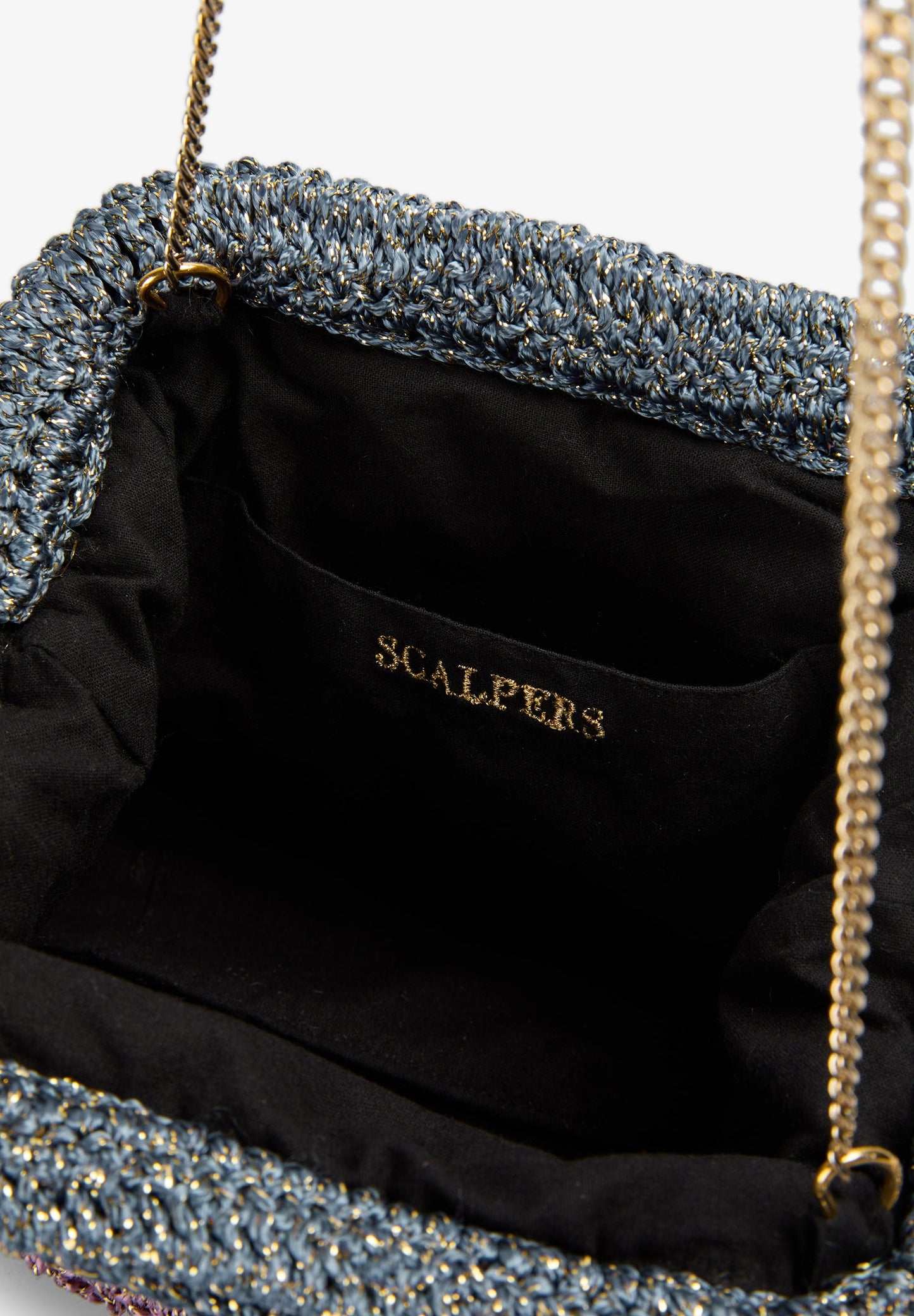METALLIC CLUTCH BAG