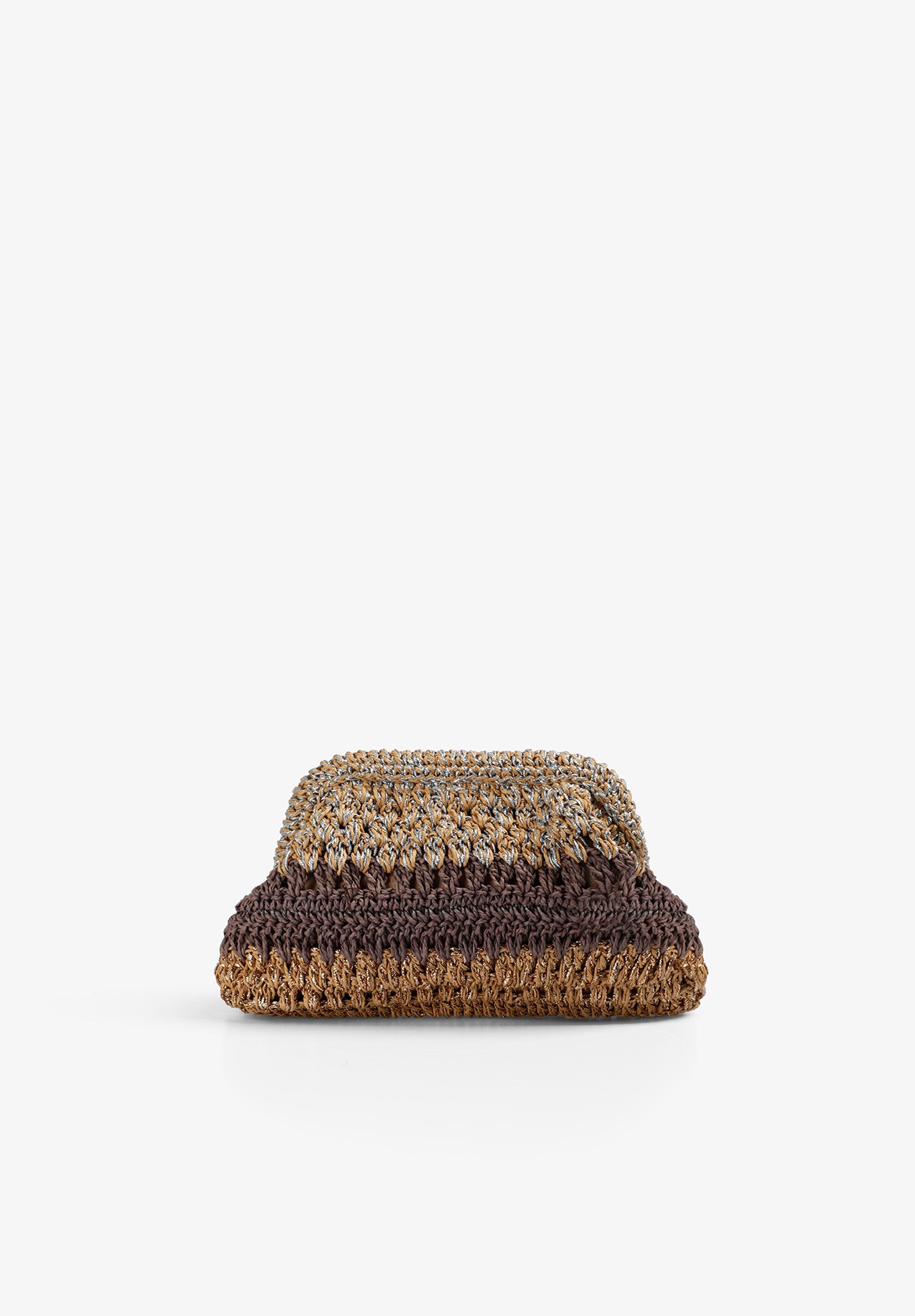 METALLIC CLUTCH BAG