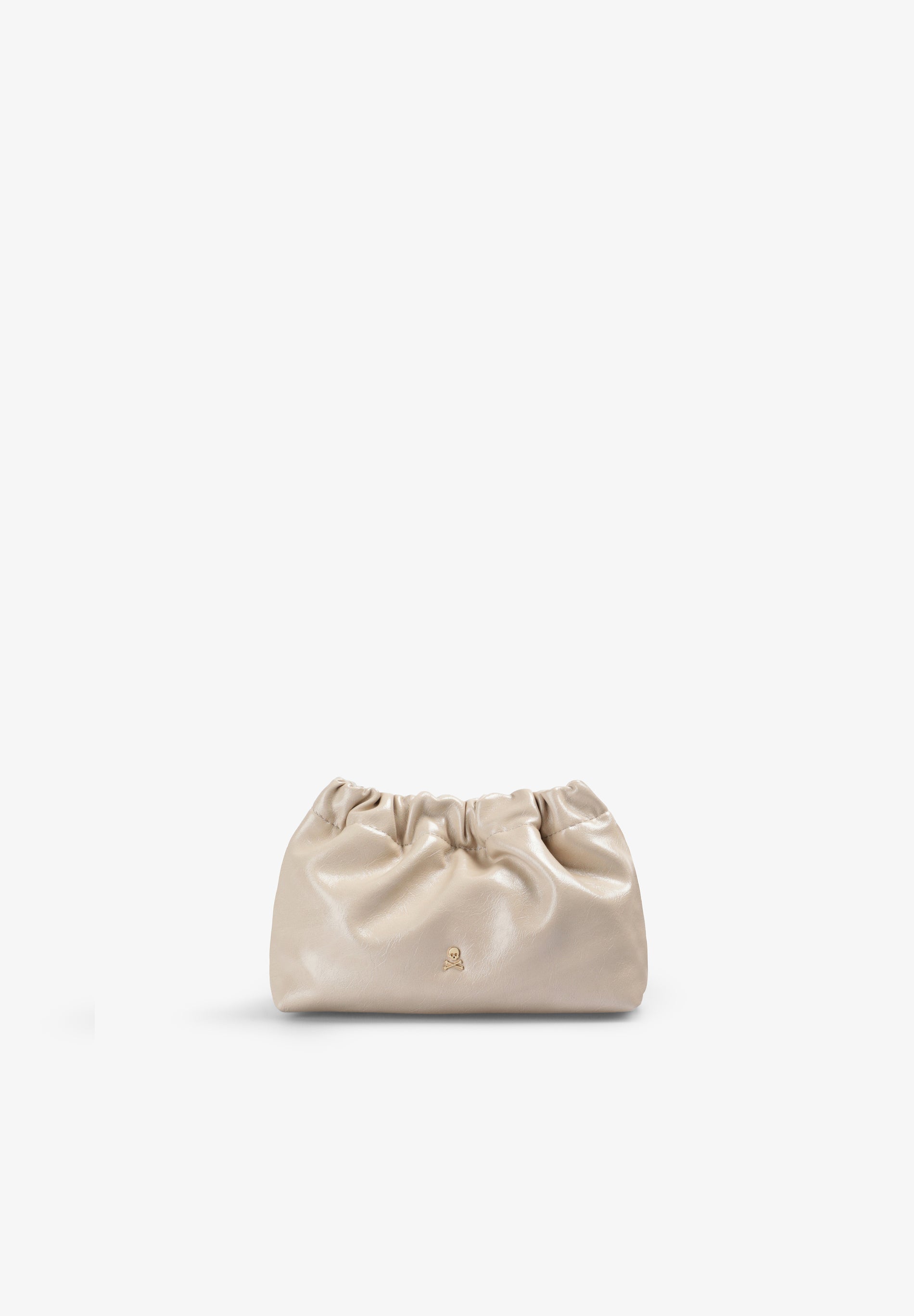 RUCHED CLUTCH BAG