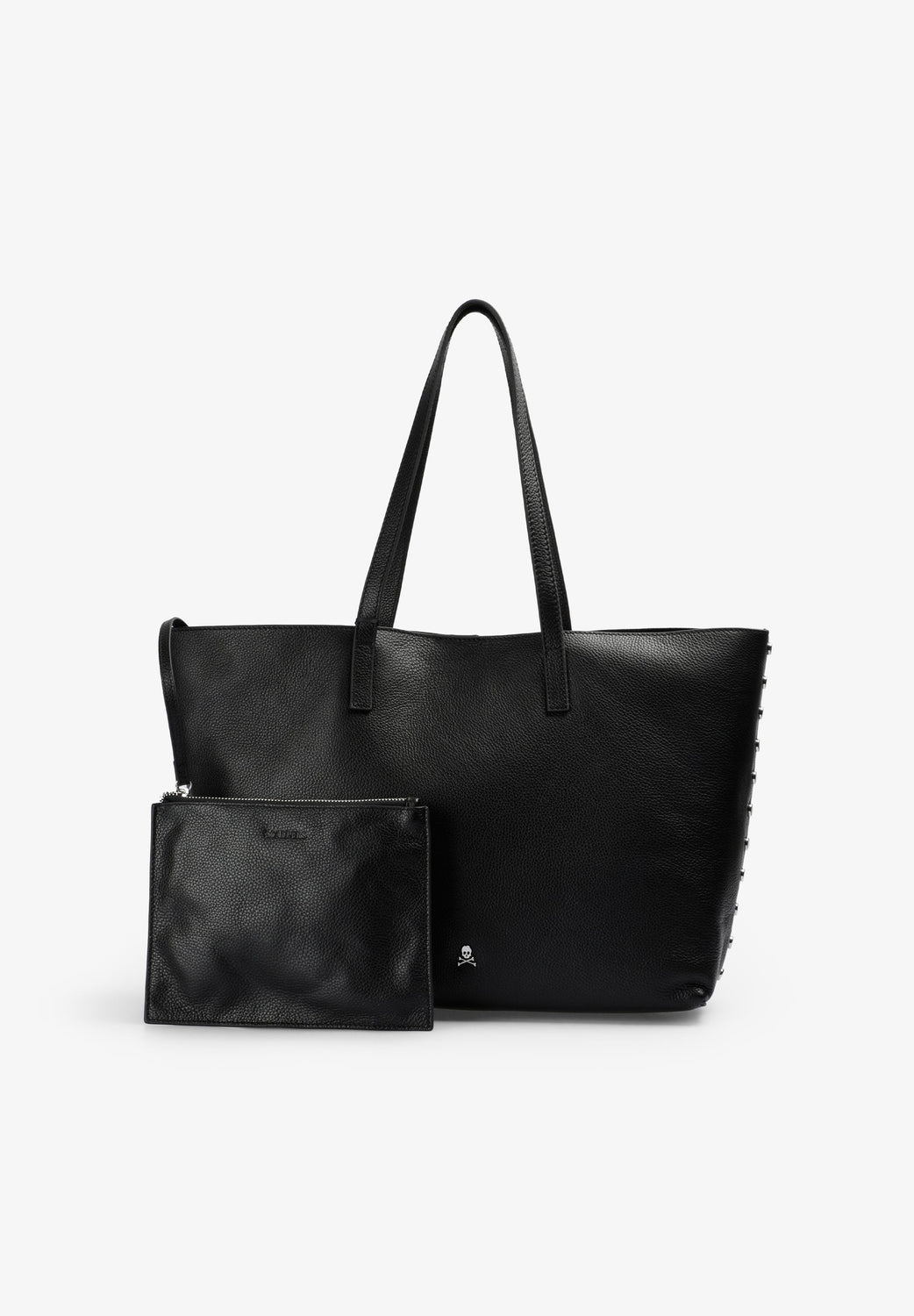 BOLSO PIEL SHOPPER APLIQUES - Scalpers